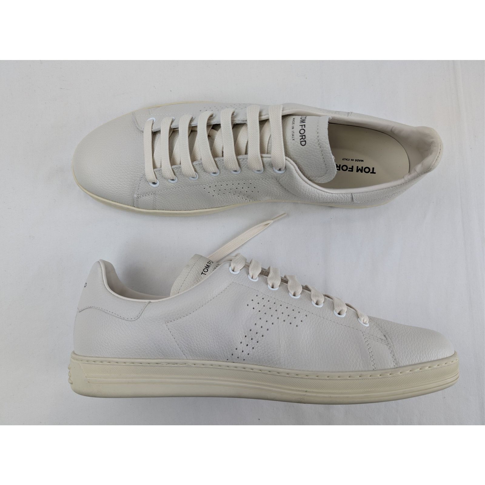 Tom Ford o1rshd1 Low top Sneakers shoe in White Size US 13 / EU 46 - 1 Thumbnail