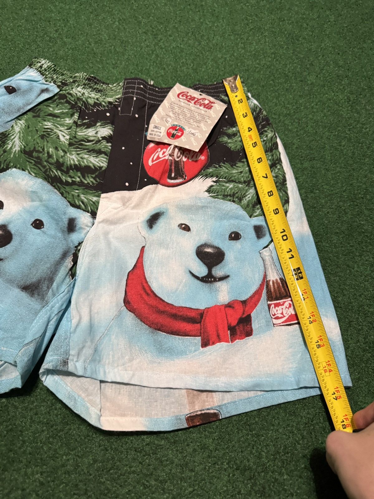 Coca Cola Vintage 90s Coca Cola Coke Polar Bears NWT Sm Boxer Shorts Size ONE SIZE - 6 Thumbnail