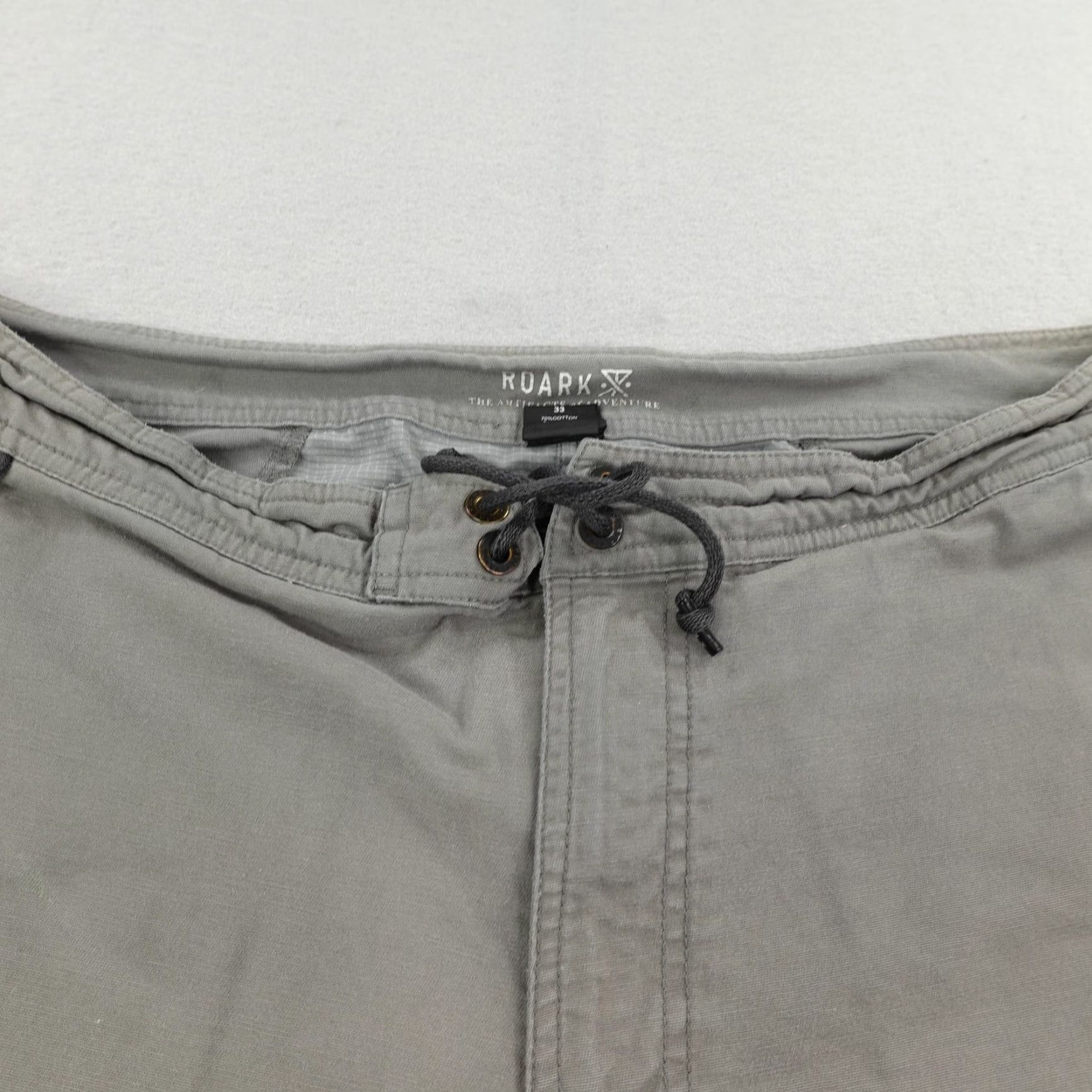 Roark Roark Men's Chino Shorts 33 Gray Travel Hiking Outdoors Stretch Casual summer Size US 33 - 2 Thumbnail