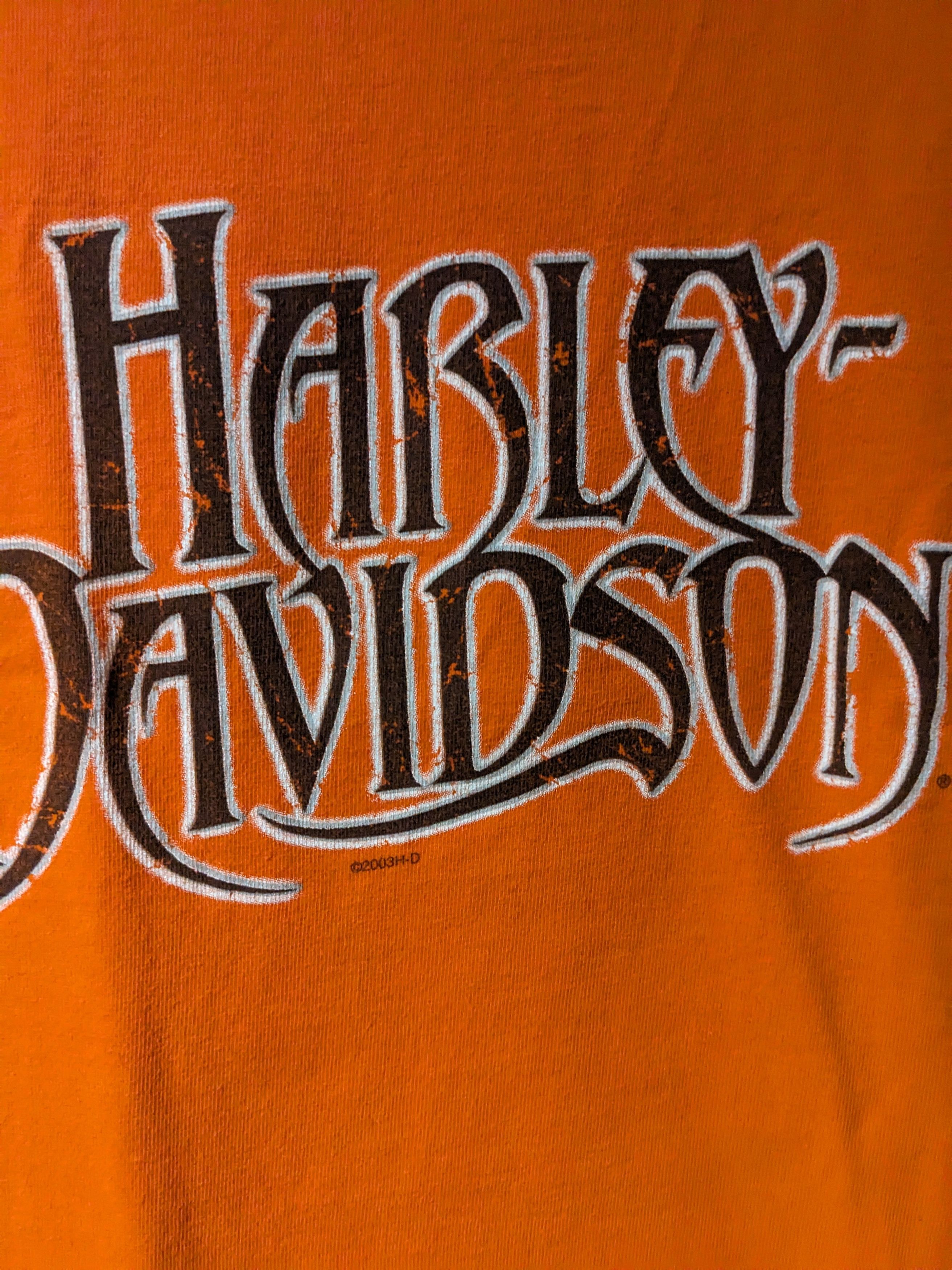 Harley Davidson × Vintage Vintage 2003 Harley Davidson Motorcycle Orlando T-Shirt Size US L / EU 52-54 / 3 - 2 Thumbnail