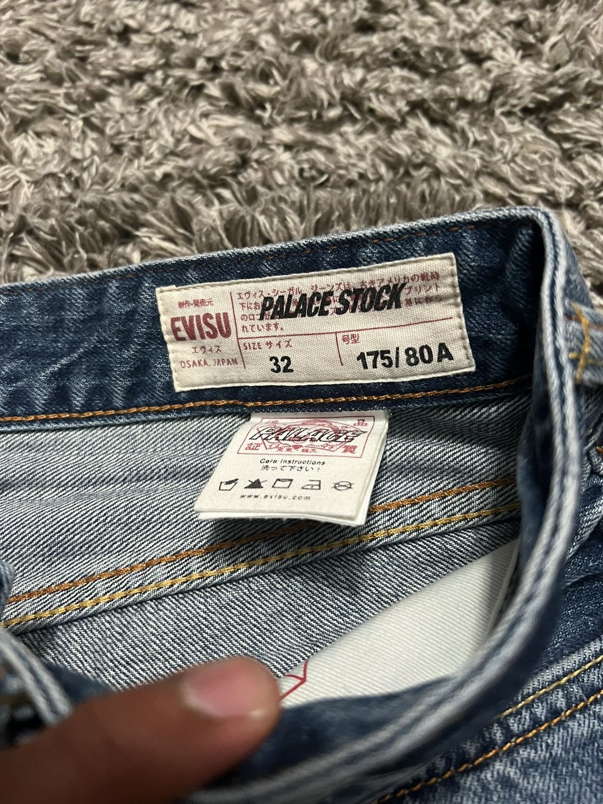 Evisu × Palace Palace/Evisu Stone Wash Denim Size US 32 / EU 48 - 6 Thumbnail