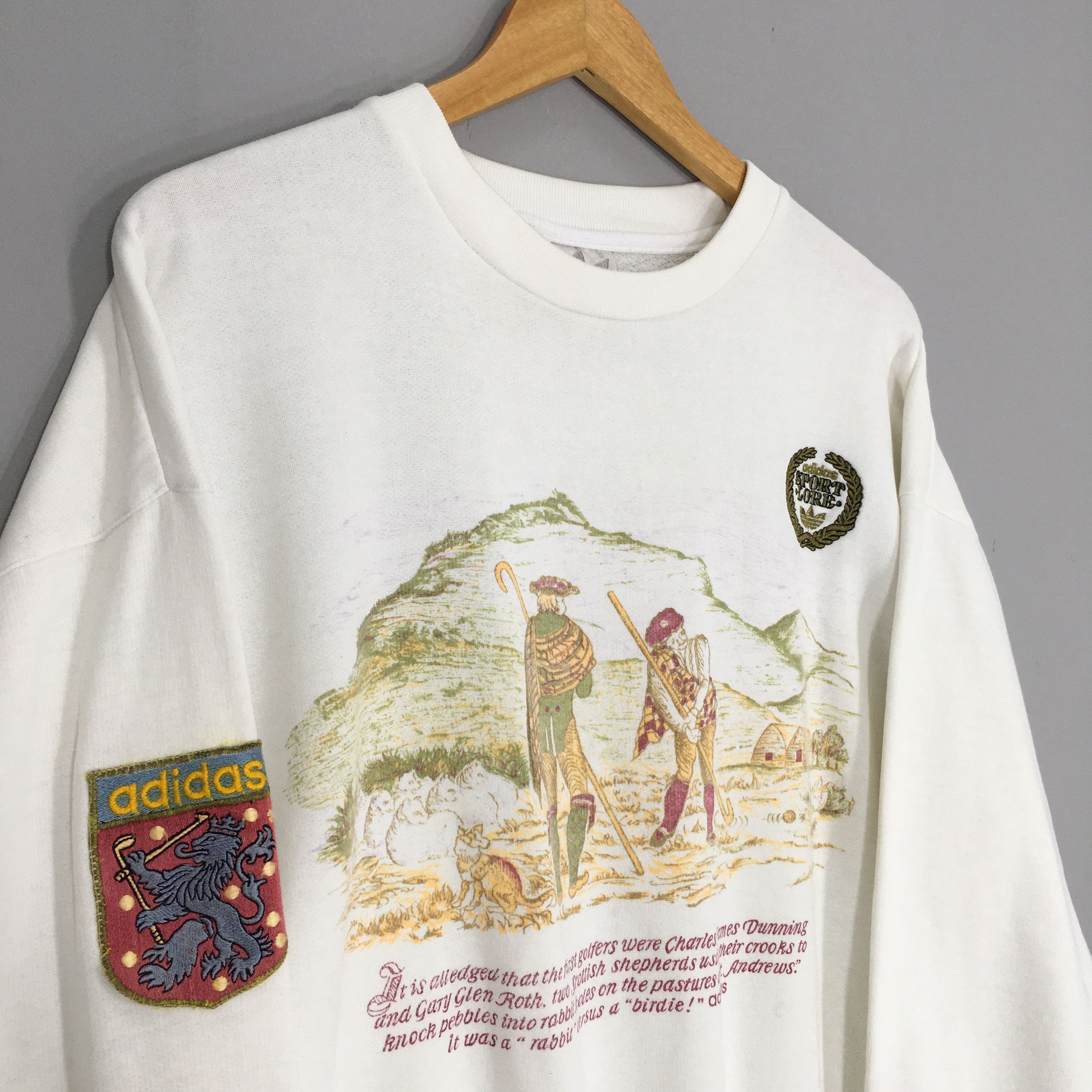 Adidas × Vintage Vintage 90s Adidas Sport Lore Golfer Sweatshirt Medium Size US M / EU 48-50 / 2 - 4 Thumbnail