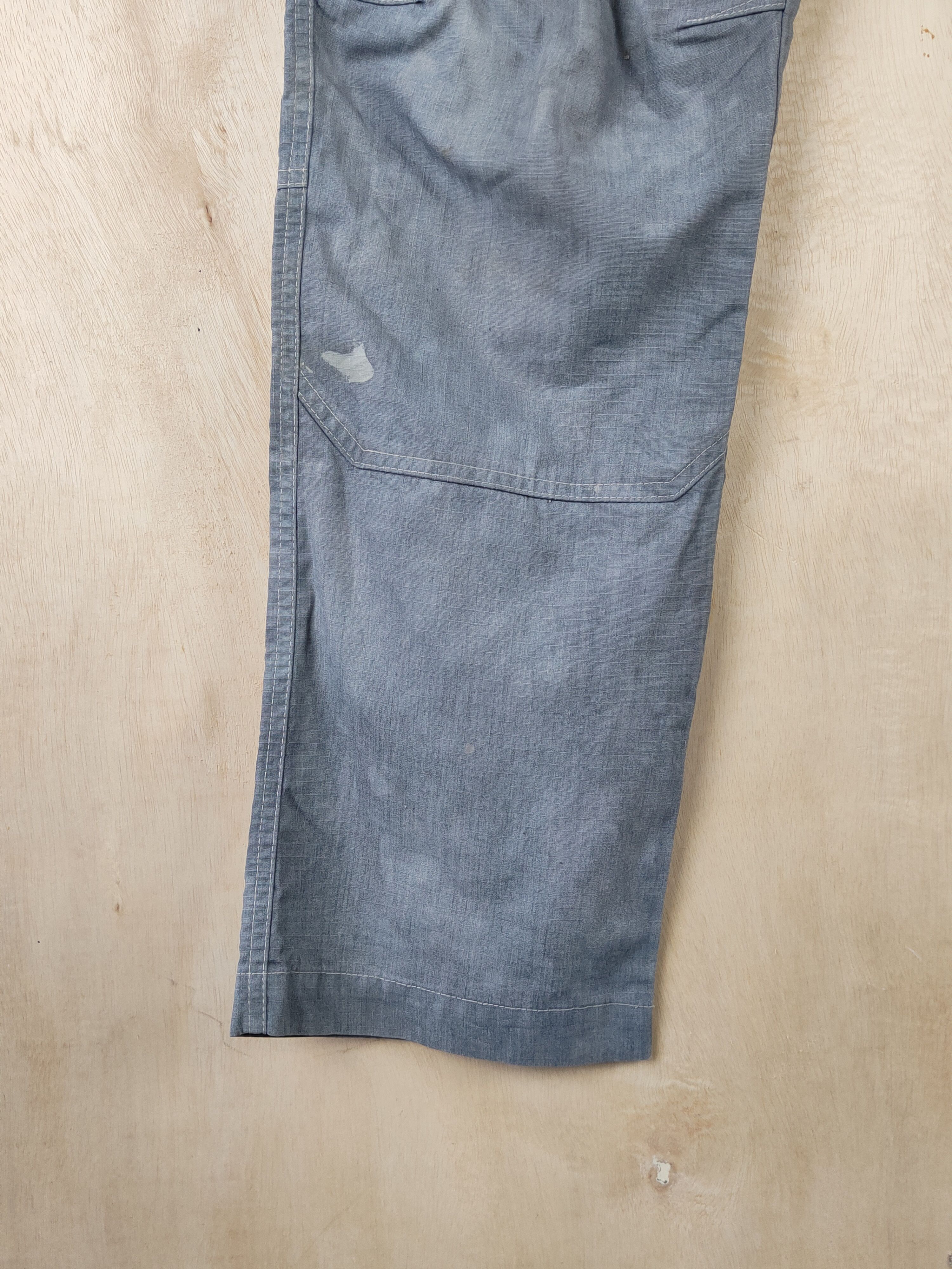 Japanese Brand TS Design Gray Faded Multipocket Tactical Cargo Pants #S2472 Size US 34 / EU 50 - 4 Thumbnail