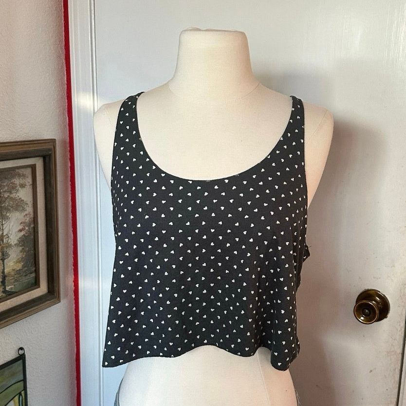 Other no brand no size soft heart tank top Size S / US 4 / IT 40 - 1 Thumbnail