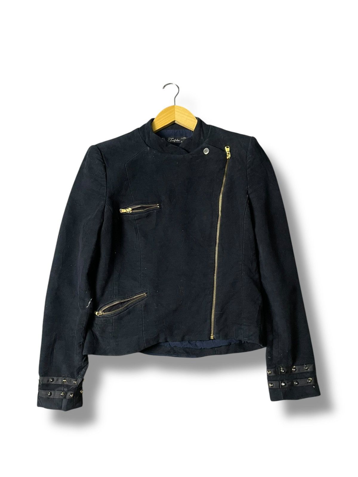 Designer × Vintage × Zara ZARA TRAFALUC LIGHT CROP JACKET (102) Size US L / EU 52-54 / 3 - 1 Thumbnail