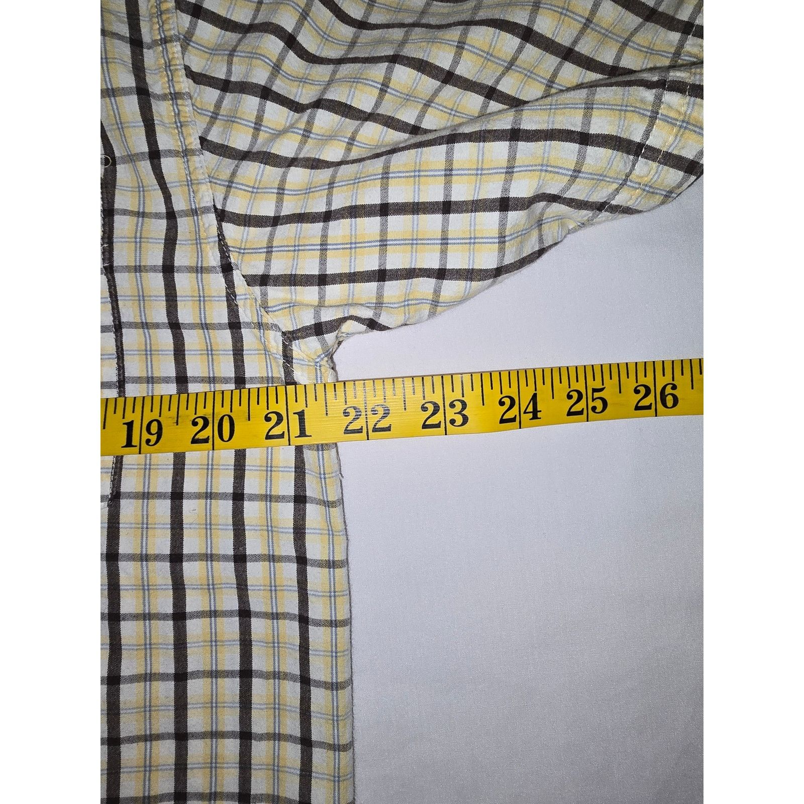 Urban Pipeline Urban Pipeline Shirt L Beige Plaid Short Sleeve Button Up Size US L / EU 52-54 / 3 - 6 Thumbnail