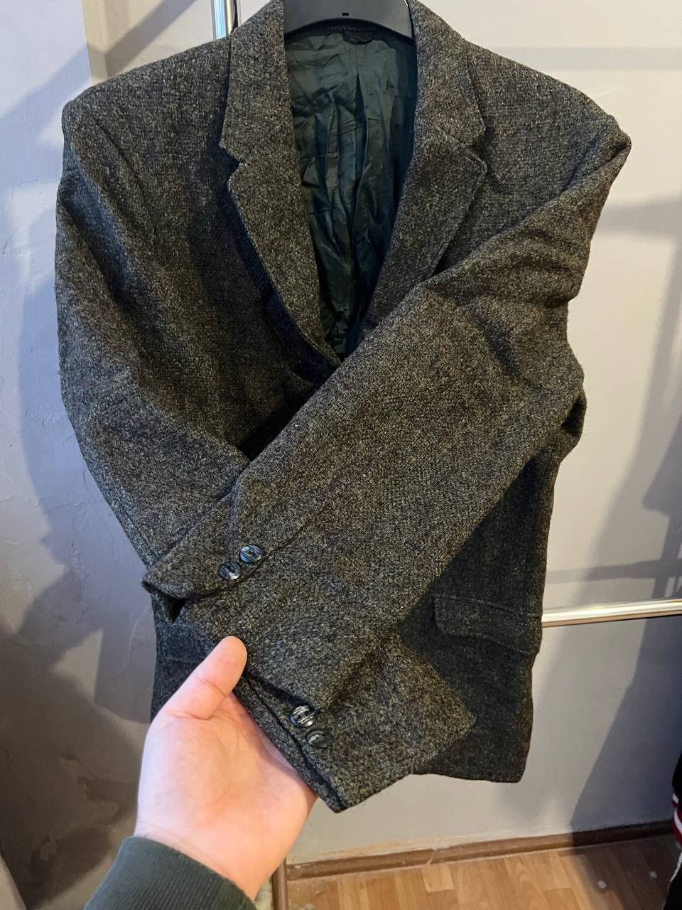 Harris Tweed 1940/50 HARRIS TWEED RARE VINTAGE MENS WOOL BLAZER JACKET M Size 38L - 9 Thumbnail