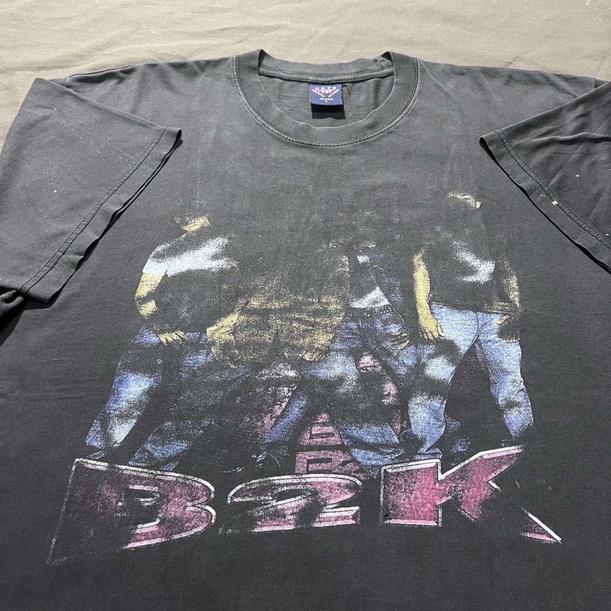 Rap Tees VINTAGE Y2K B2K SCREAM TOUR PROMO TEE FADED R&B HIPHOP Size US L / EU 52-54 / 3 - 14 Thumbnail