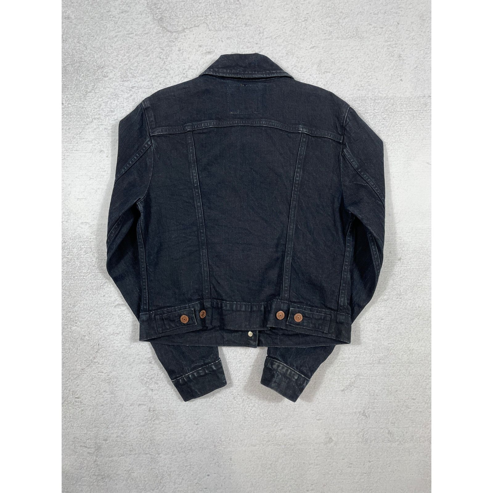 Levi's Vintage Levis Black Preowned Denim Jacket - Women's Small Size S / US 4 / IT 40 - 2 Thumbnail