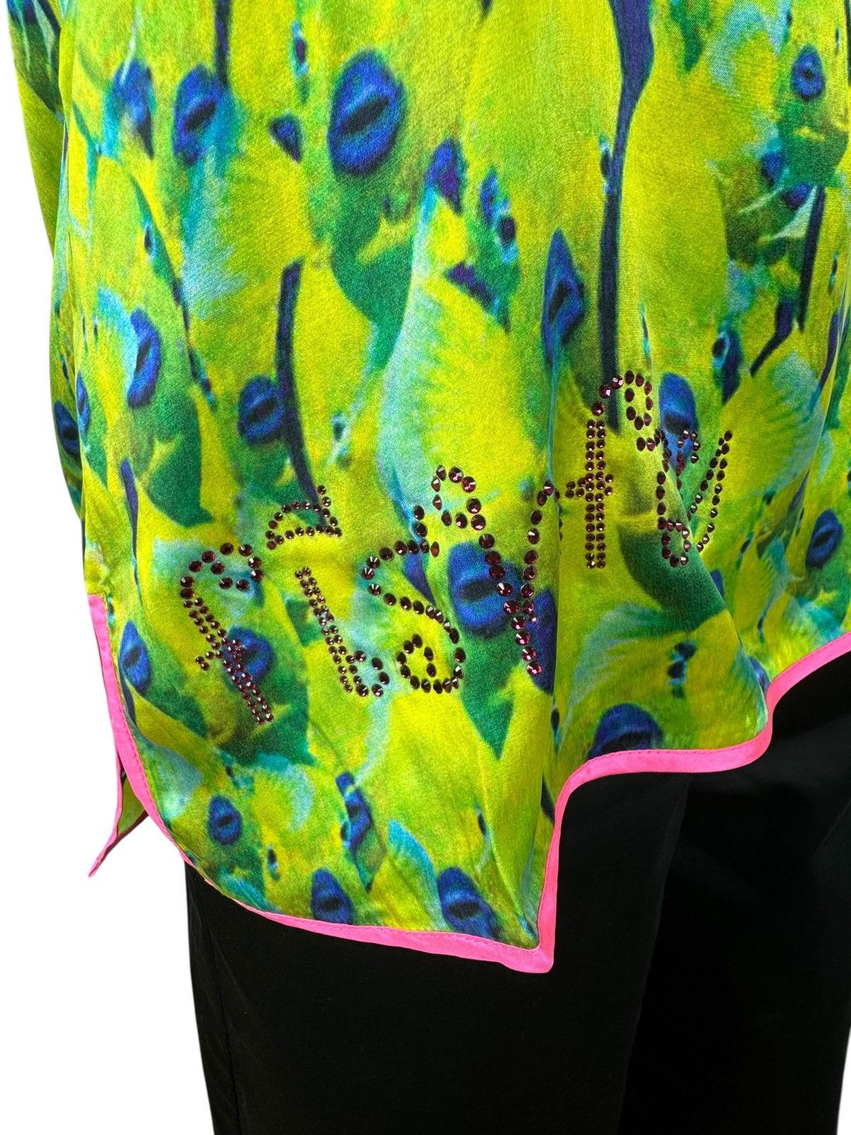 Manish Arora Manish Arora Silk Blouse Tank Top Printed Decorated size L Size L / US 10 / IT 46 - 6 Thumbnail