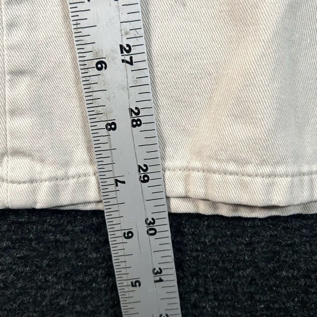 Vintage Xhileration 100% Cotton White Wide Stretch Carpenter Pants Women Size 13 White Womens Carpenter Pants XS? Size 34" / US 12 / IT 48 - 5 Thumbnail
