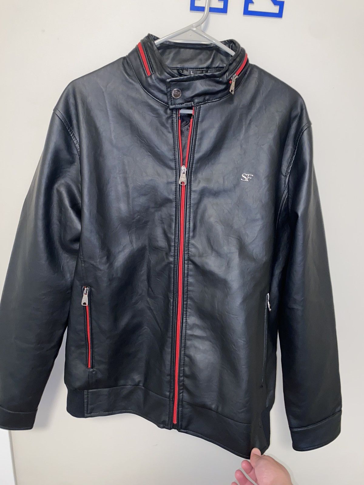 Genuine Leather Superlative Fashion Leather Jacket (Black) Size US L / EU 52-54 / 3 - 19 Thumbnail