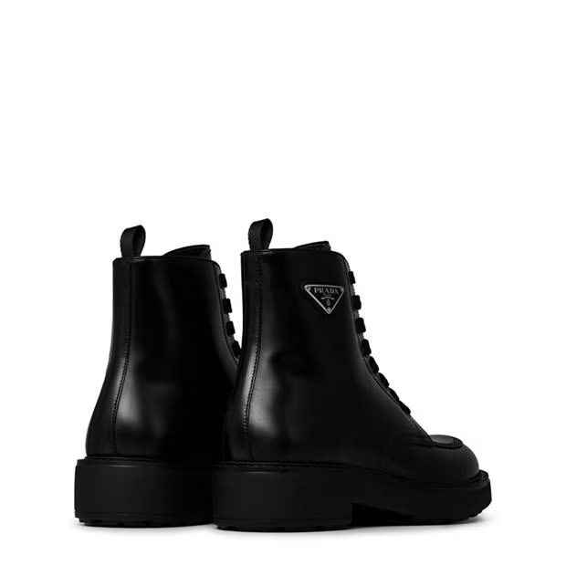 Prada Triangle Logo Boots Size US 7 / EU 40 - 4 Thumbnail