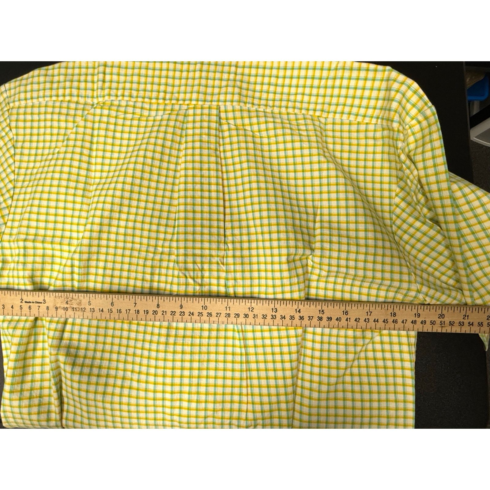Made In The Shade 90s Made in the Shade Yellow Plaid Long Sleeve Shirt Size US M / EU 48-50 / 2 - 5 Thumbnail