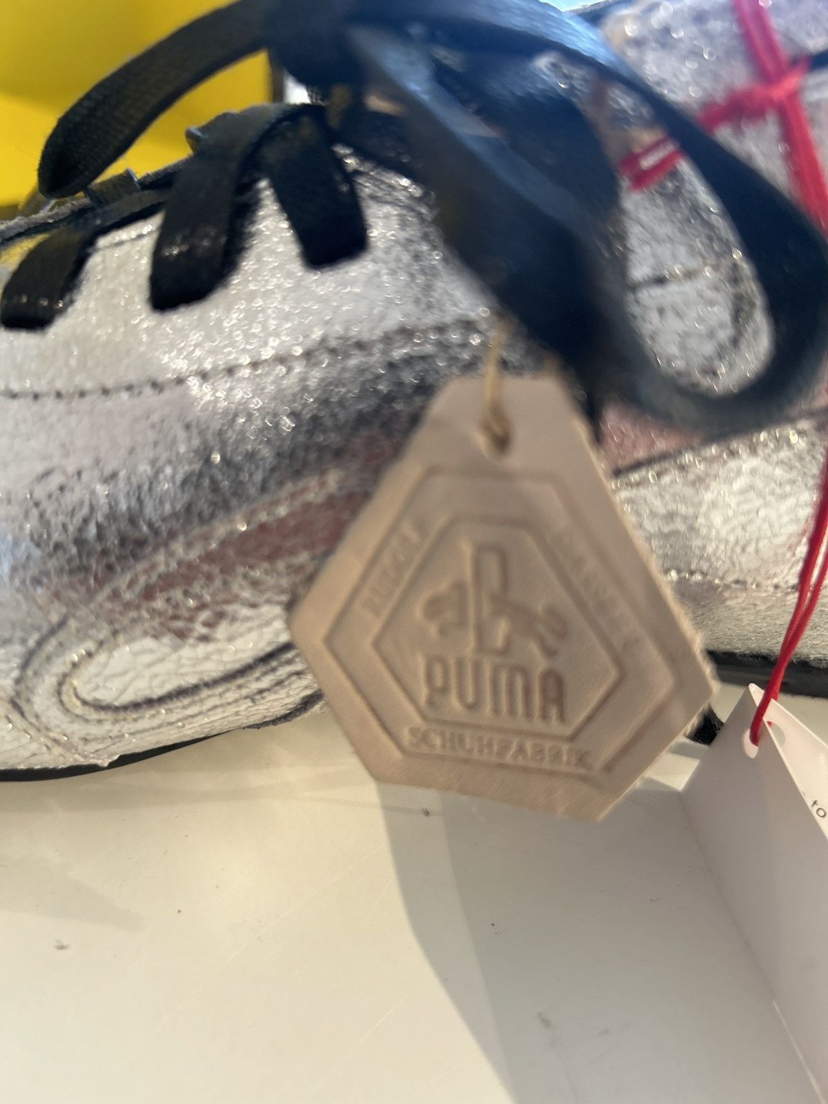 Puma Puma x Van Slobbe | Sprint Logo | Silber CAT | NEW! Size US 7.5 / IT 37.5 - 7 Thumbnail