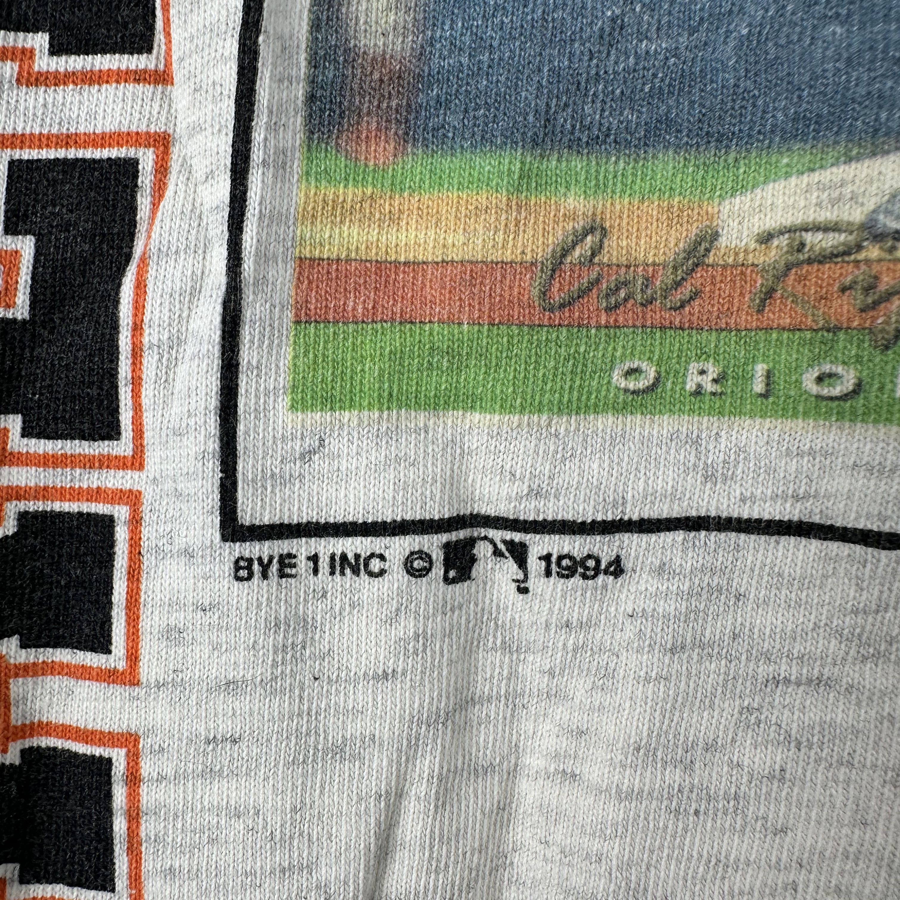 Vintage 1994 Baltimore Orioles Baseball MLB Single Stitch T-Shirt Size US L / EU 52-54 / 3 - 4 Thumbnail