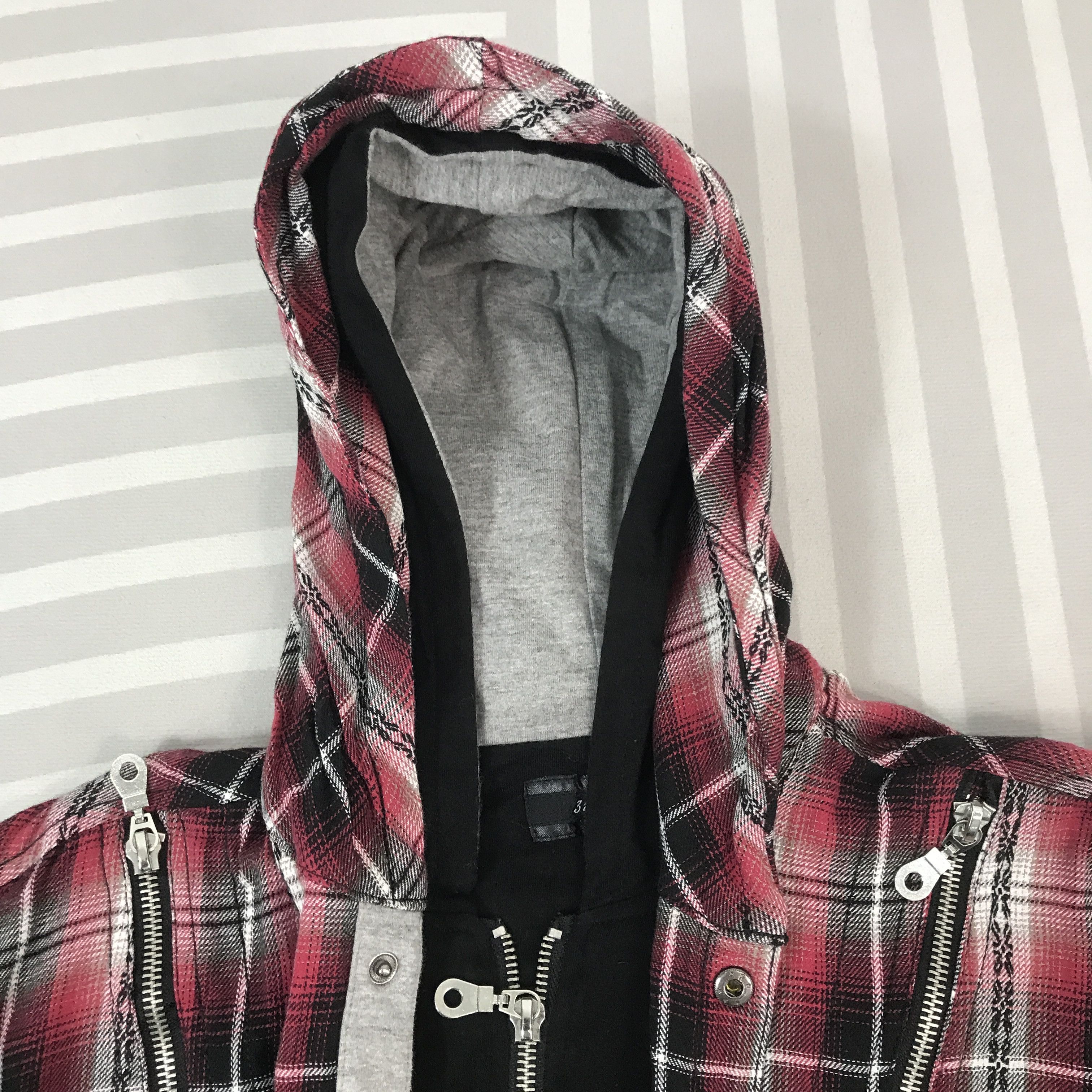 Japanese Brand Vintage 31040=&kkone flannel design double Jacket Size US L / EU 52-54 / 3 - 8 Thumbnail