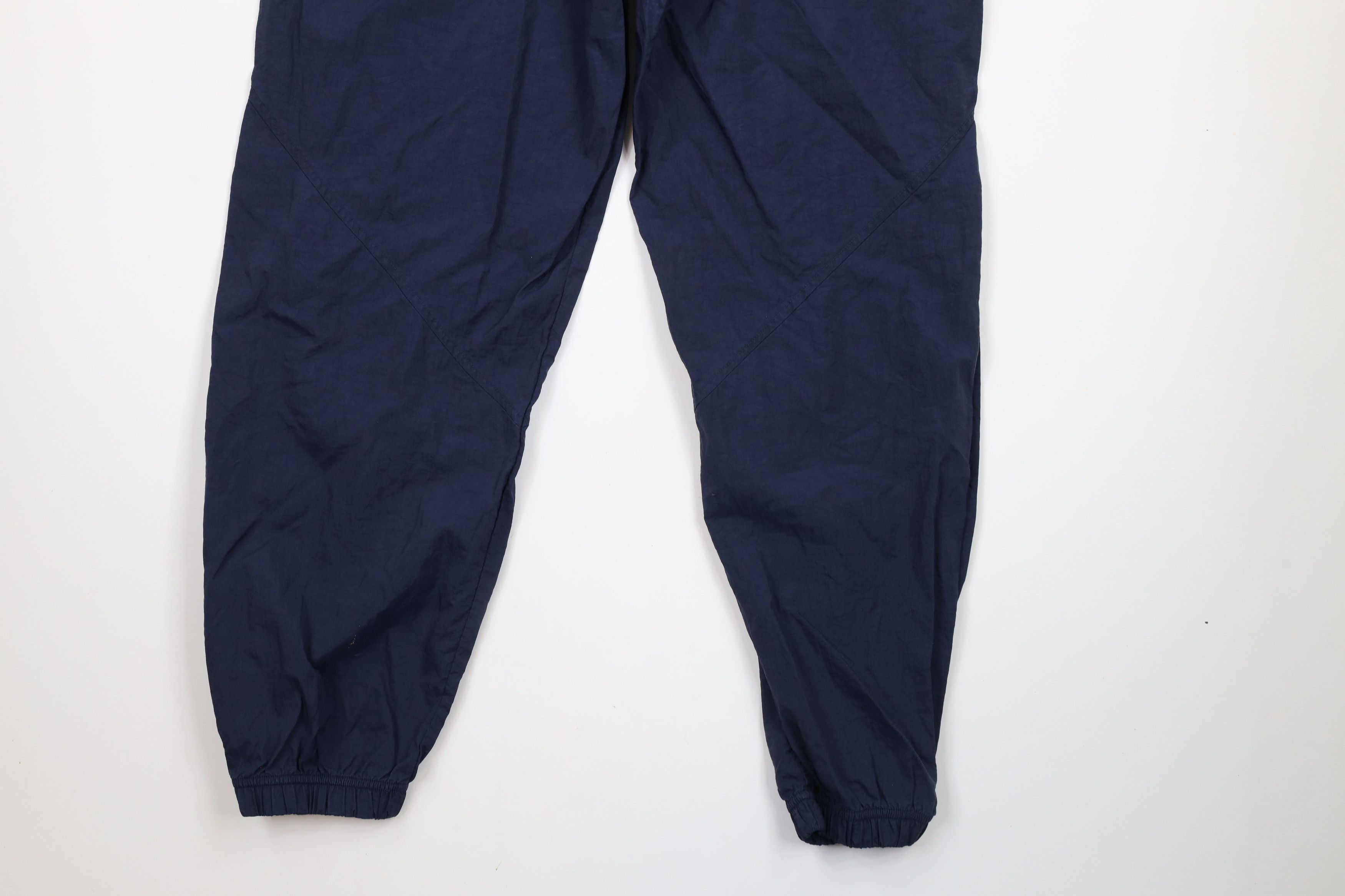 Nike Vintage 90s Nike Scott Mini Swoosh Nylon Joggers Pants Blue Size US 38 / EU 54 - 13 Thumbnail