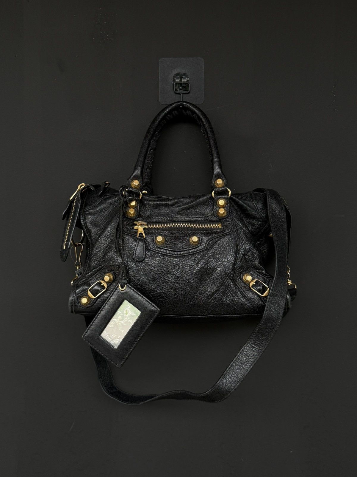 Balenciaga Balenciaga - Black Gold Mini City Bag Size ONE SIZE - 1 Thumbnail