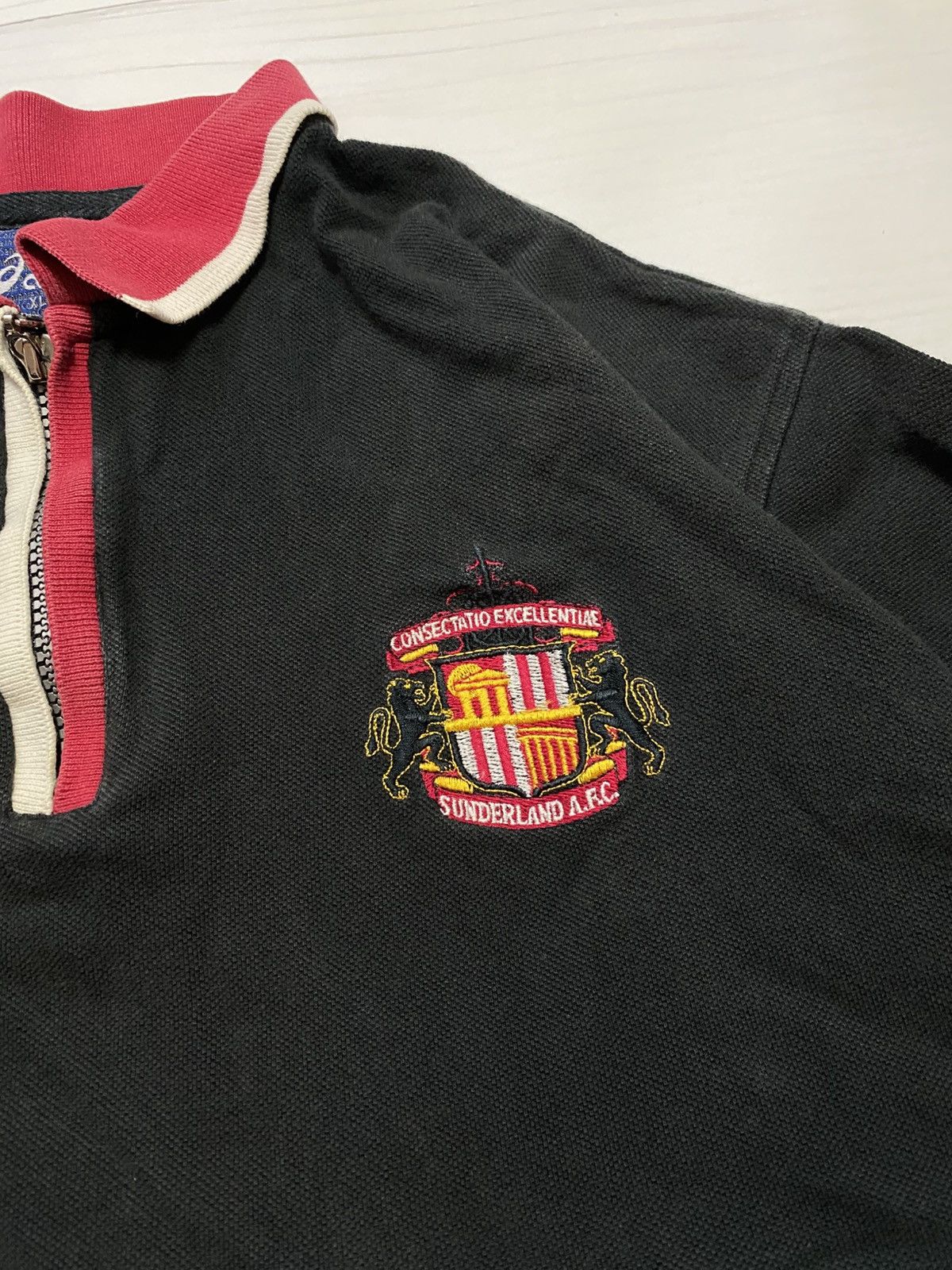 Asics × Vintage Vintage Sanderland AFC quarter zip training polo t shirt Size US XL / EU 56 / 4 - 8 Thumbnail