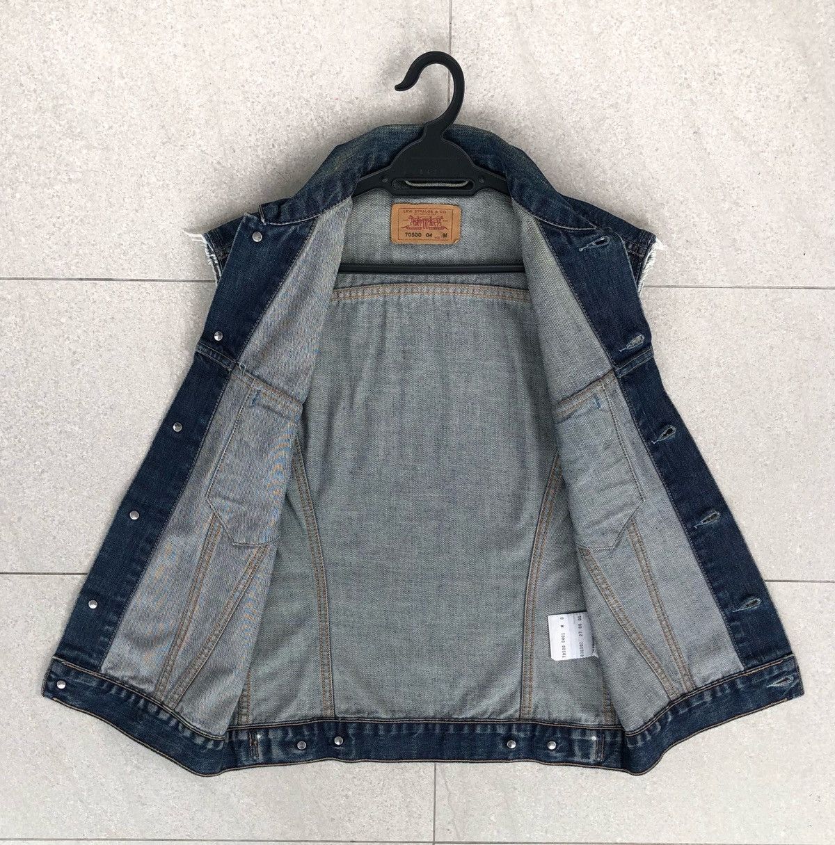 Levi's Vintage Clothing Vintage Levis Denim Vest Jacket Size US S / EU 44-46 / 1 - 10 Thumbnail
