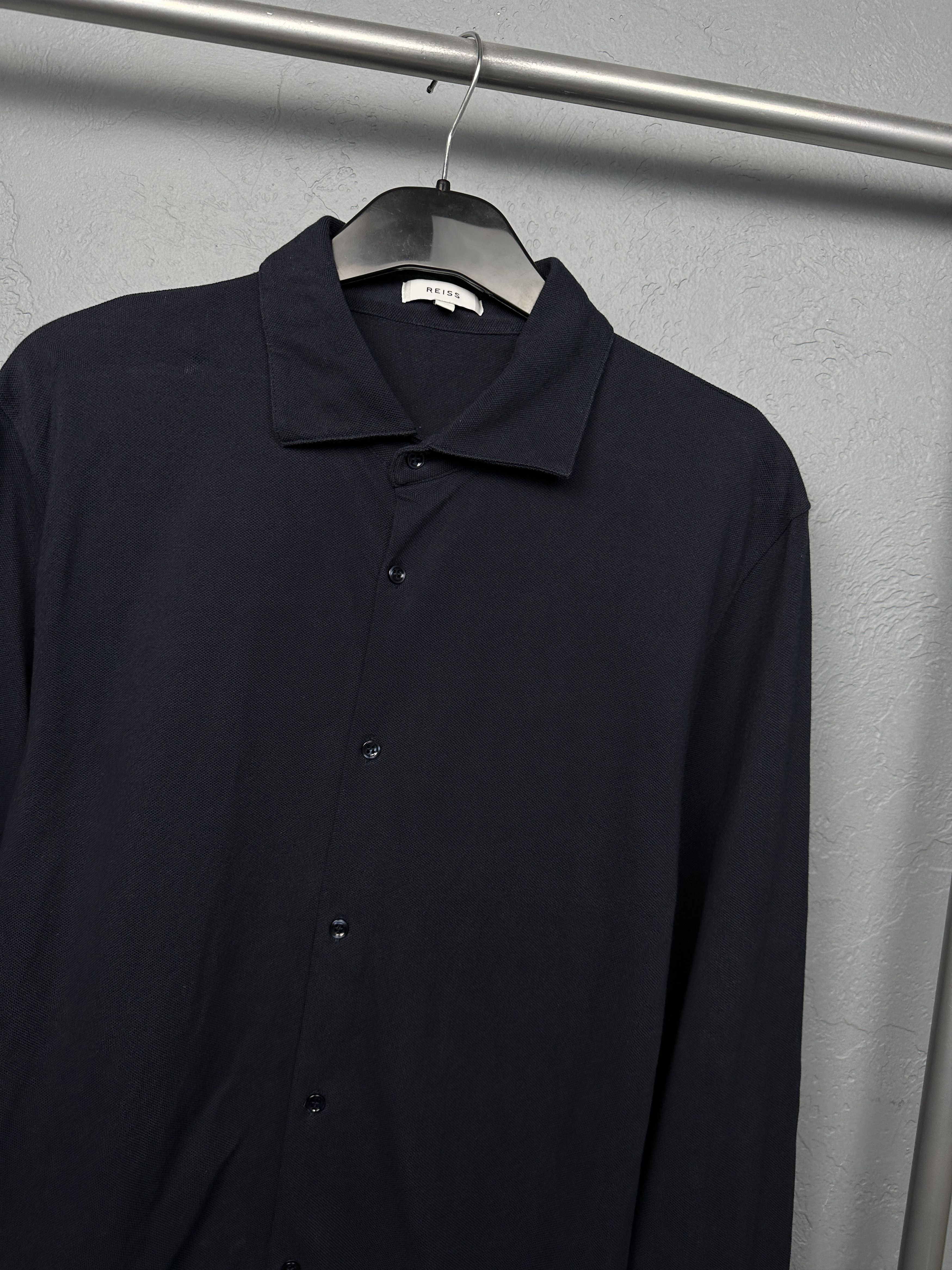 Reiss Reiss Mens Long Sleeve Knit Shirt Size US XL / EU 56 / 4 - 2 Thumbnail
