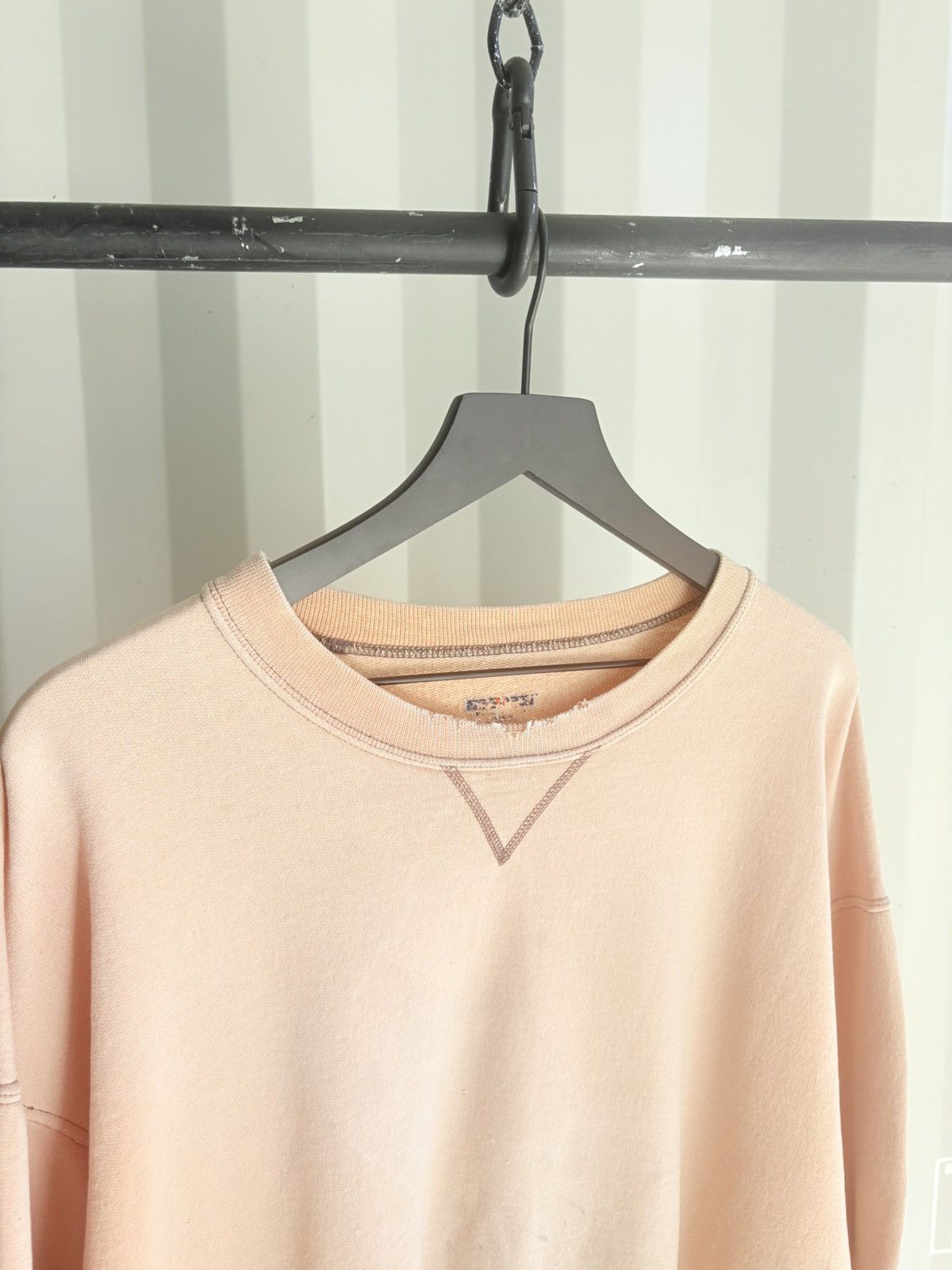 Vintage Vintage Blank Sweatshirt Distressed Faded Grunge Paper thin Size US XL / EU 56 / 4 - 3 Thumbnail
