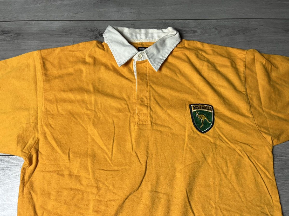 Man Made In Australia Australia Vintage Rugby Polo shirt Size 2XL Size US XXL / EU 58 / 5 - 3 Thumbnail