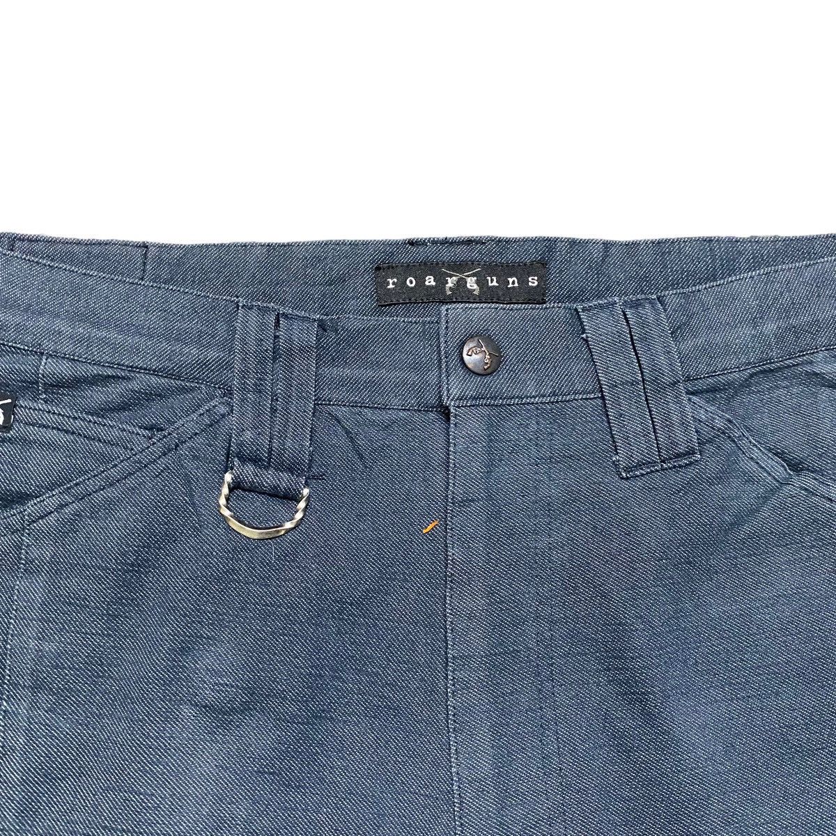 roarguns Sample🔥 Roarguns Denim Drop Crotch Pants Stretch Size US 33 - 7 Thumbnail