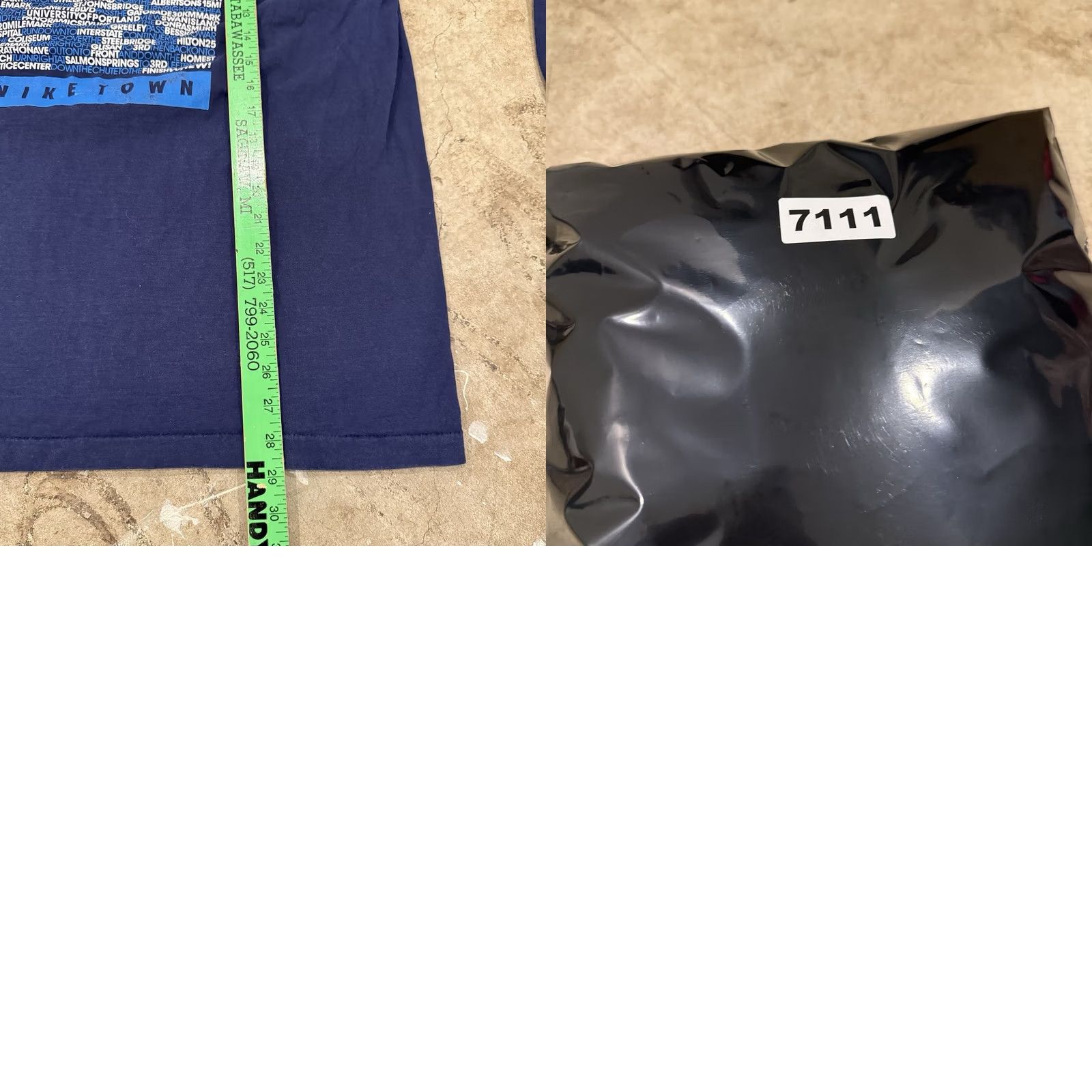Nike VINTAGE Nike Niketown Portland Marathon Shirt XL BLUE Long Sleeve Crew Neck Mens 1990s USA MARKINGS Size US XL / EU 56 / 4 - 8 Thumbnail