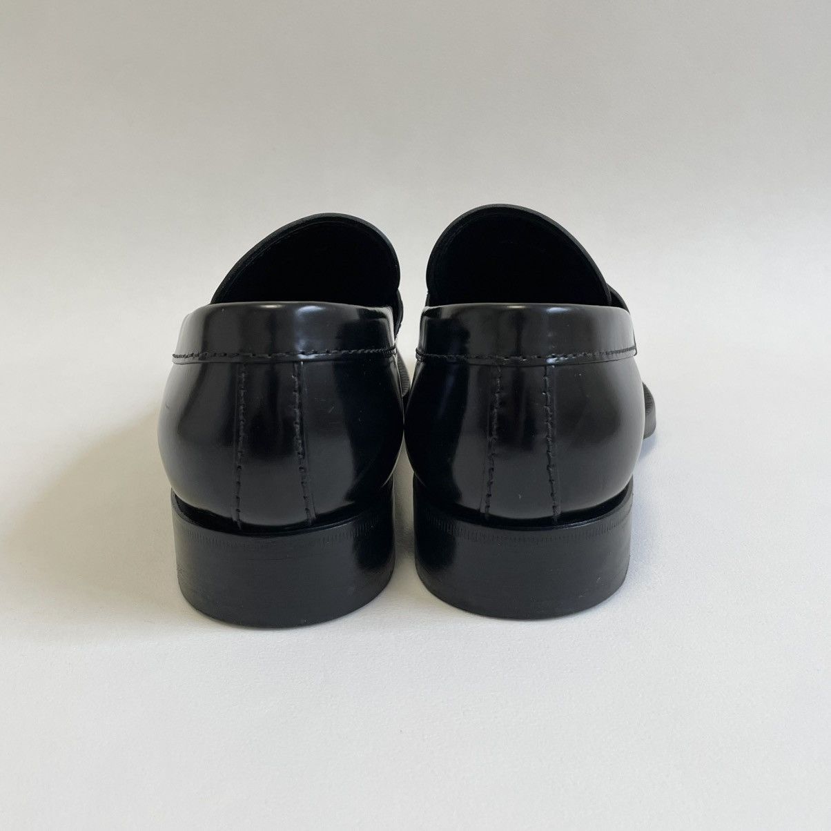 Prada Black Leather ‘Almond Toe’ Loafers Size US 9.5 / EU 42-43 - 14 Thumbnail