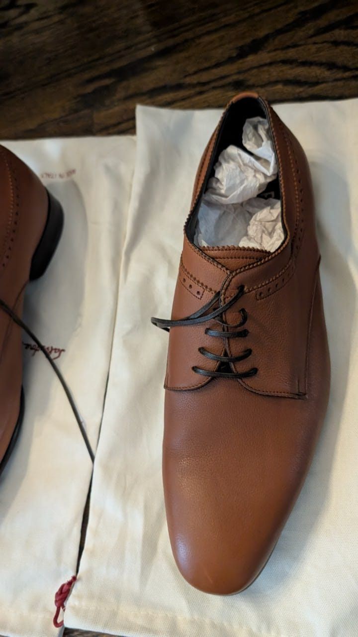 Salvatore Ferragamo Salvatore Ferragamo Derby Shoes Size US 11.5 / EU 44-45 - 1 Thumbnail
