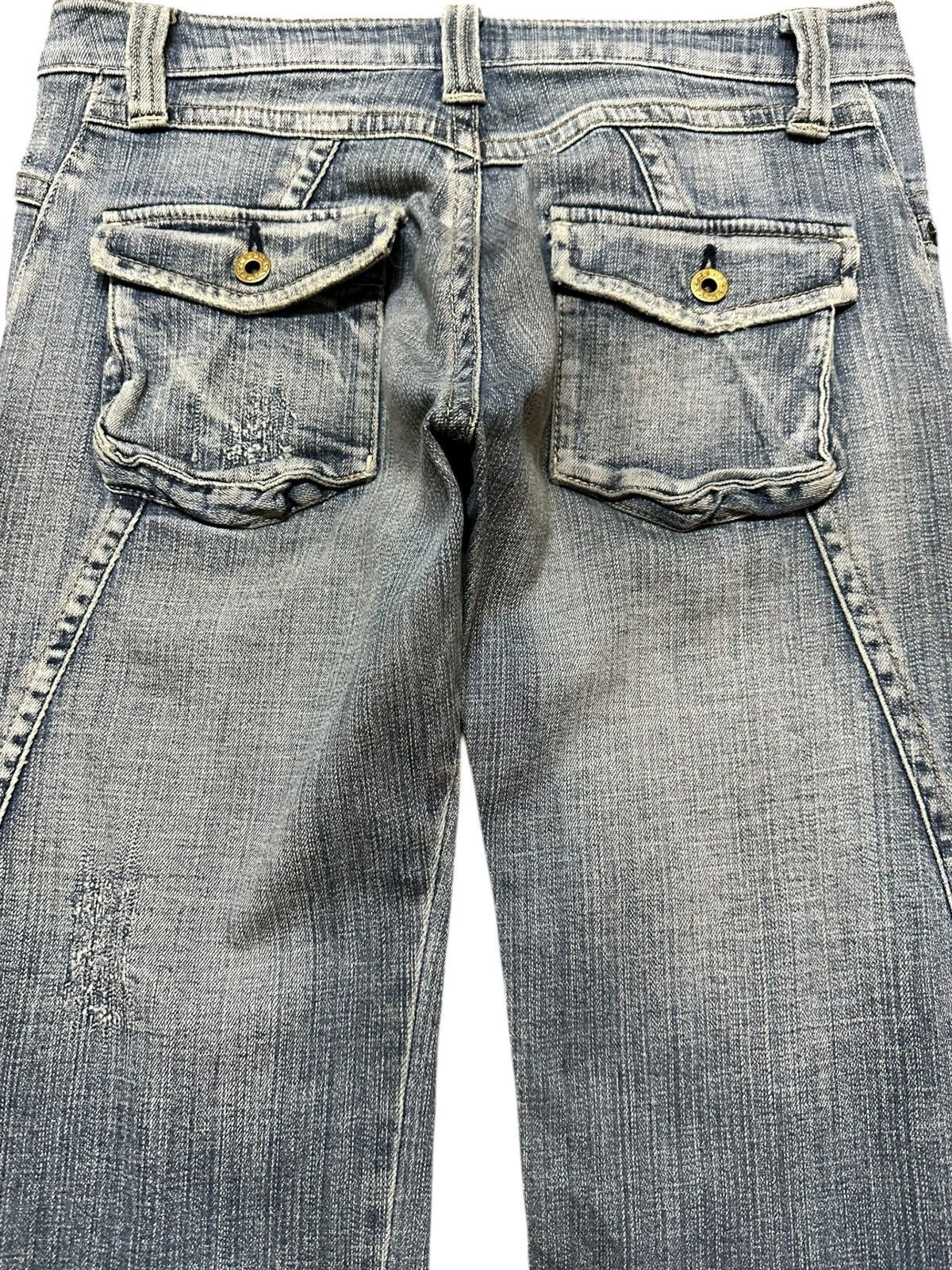 Japanese Brand Vintage Camel Road Flare Grunge Denim Size US 31 - 7 Thumbnail