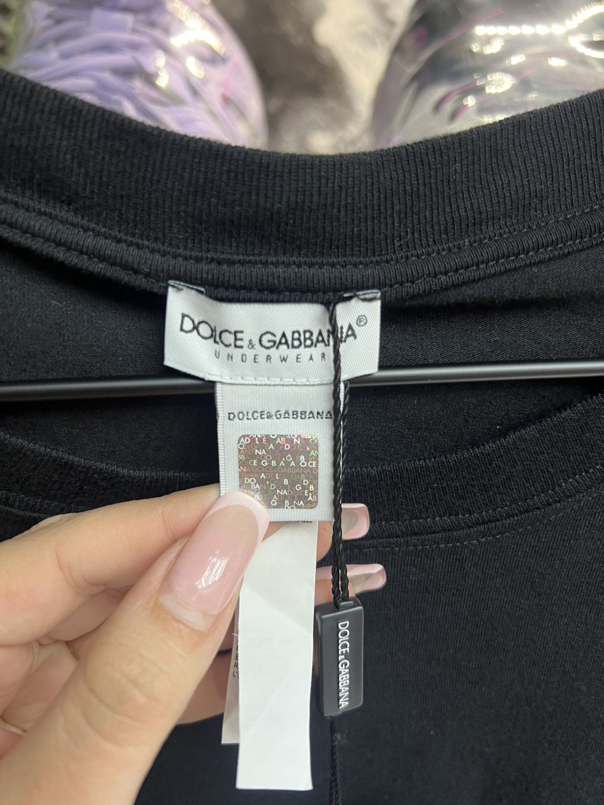 Dolce & Gabbana Dolce & Gabbana Black Tee Size US XL / EU 56 / 4 - 10 Thumbnail