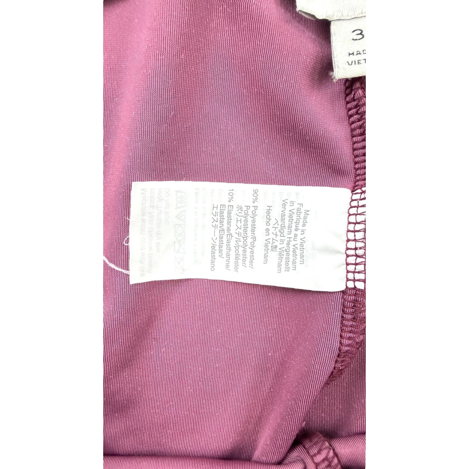 J.Crew J.Crew Womens 3X Velvet Leggings Plus Size Purple Pull On Stretch Elastic Waist Pants Size 40" / US 18 - 5 Thumbnail