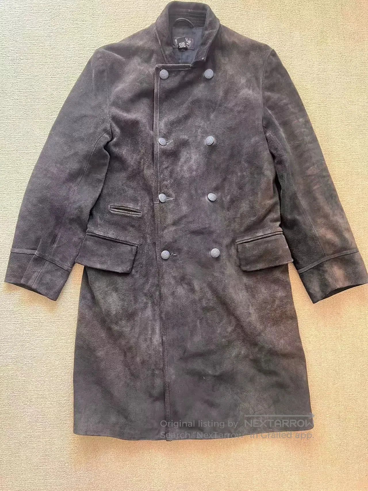 RRL Double RL Suede Leather Coat.