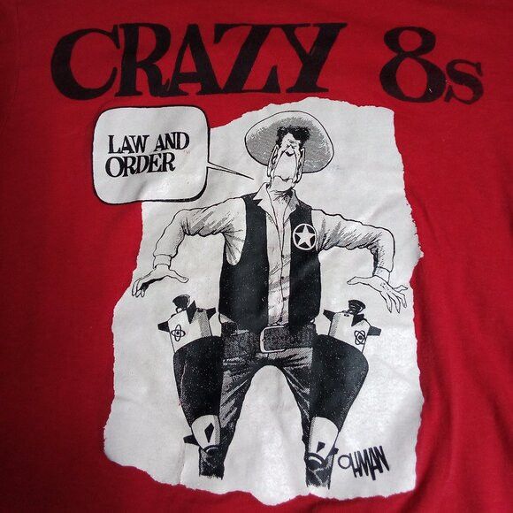 Band Tees Vintage Crazy 8s Law And Order Jack Ohman Oregon Ska T-Shirt Size US M / EU 48-50 / 2 - 1 Thumbnail