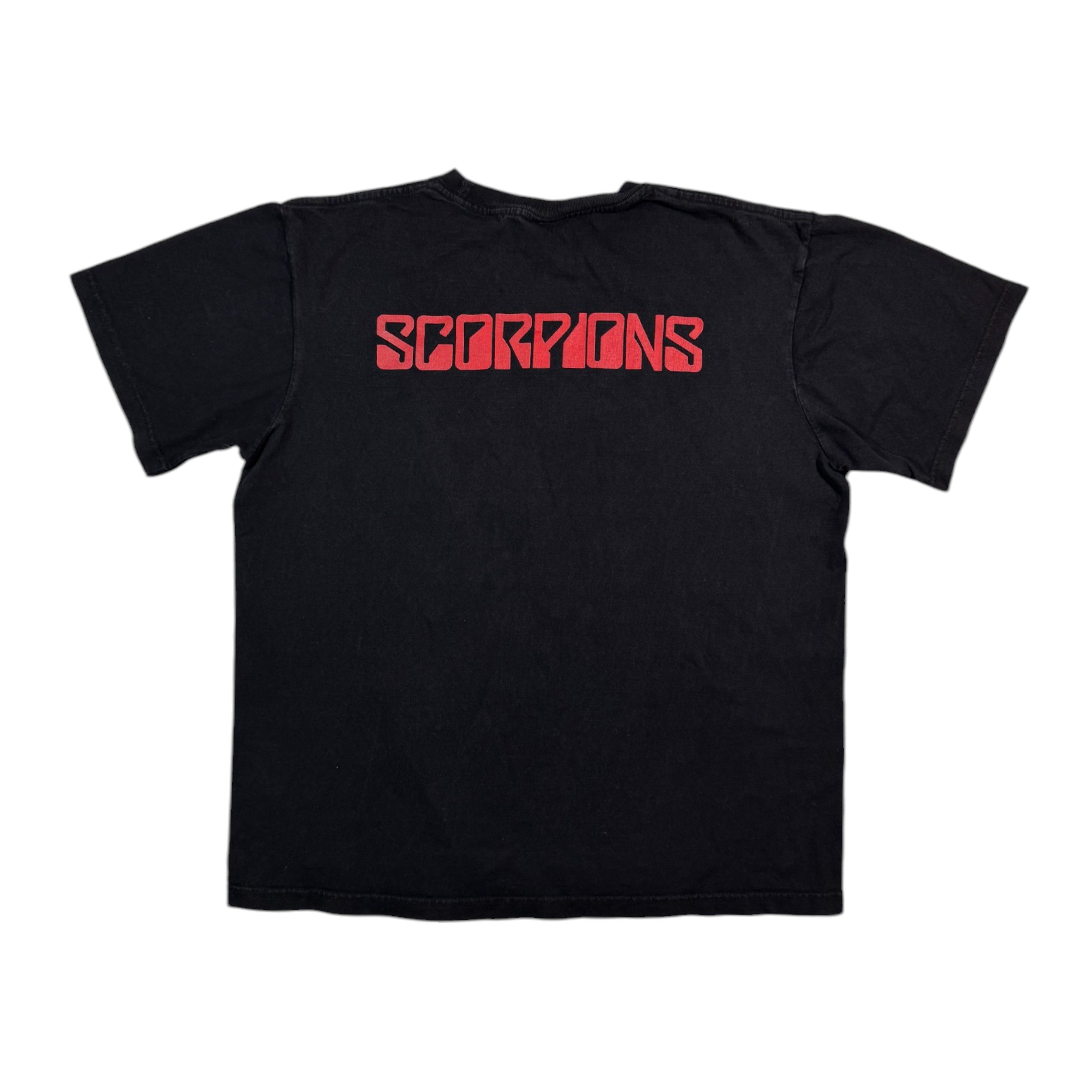 Band Tees × Vintage Vintage Scorpions T-shirt Band Black Tee L Size US L / EU 52-54 / 3 - 2 Thumbnail