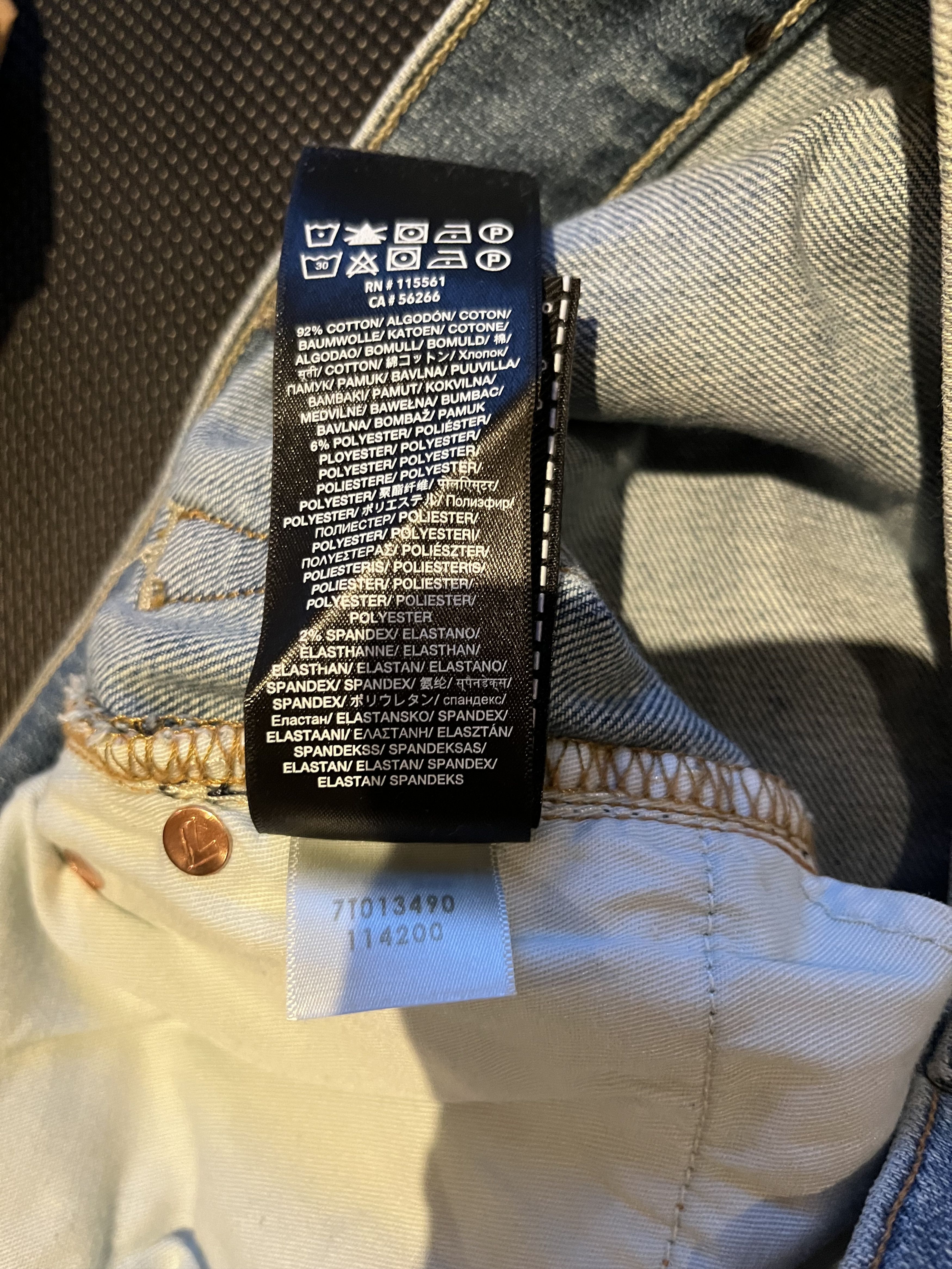 7 For All Mankind 7 for All Mankind Stacked Skinny Size US 31 - 7 Thumbnail