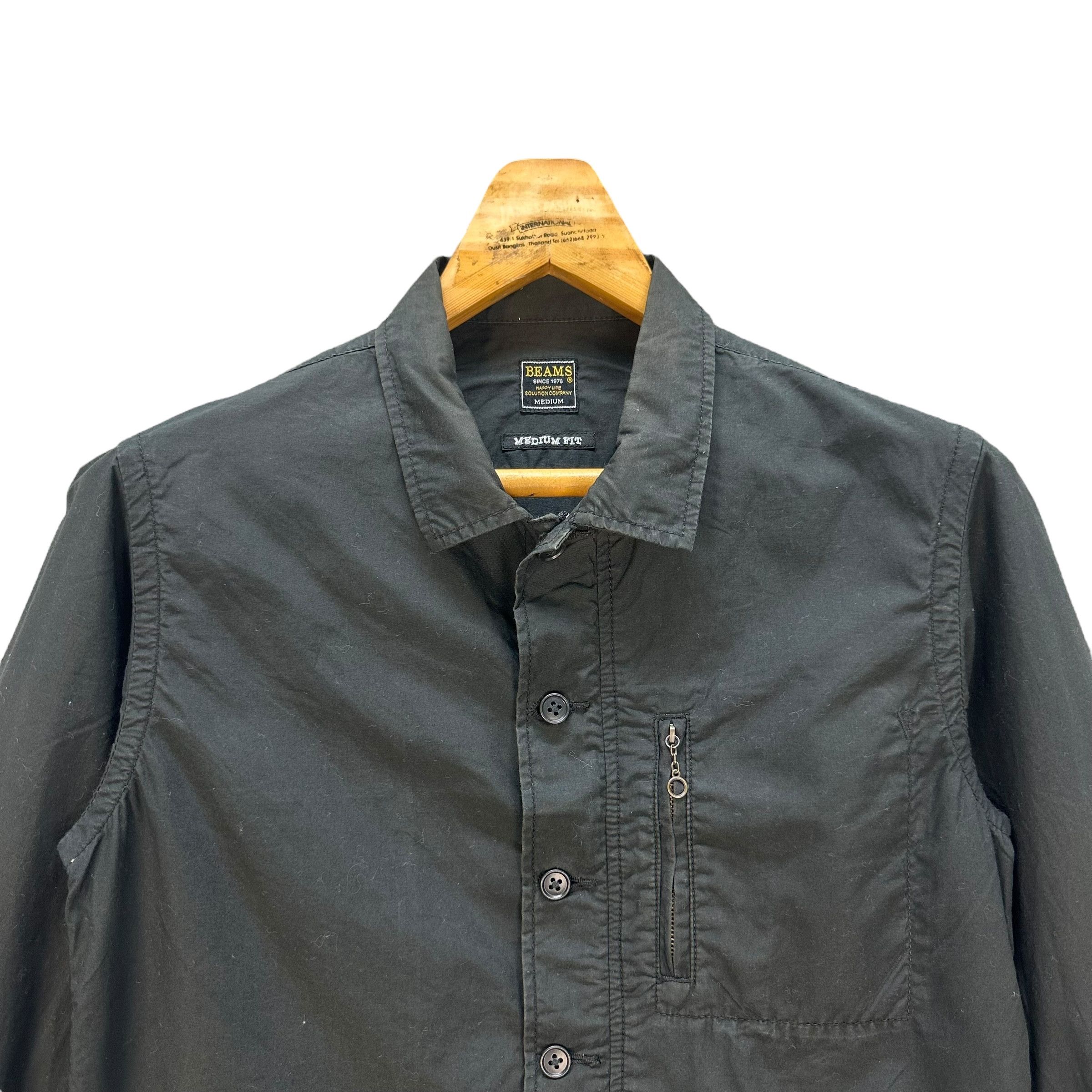 Beams Plus BEAMS BUTTON ZIPPER CASUAL JACKET #8985-45 Size US M / EU 48-50 / 2 - 2 Thumbnail