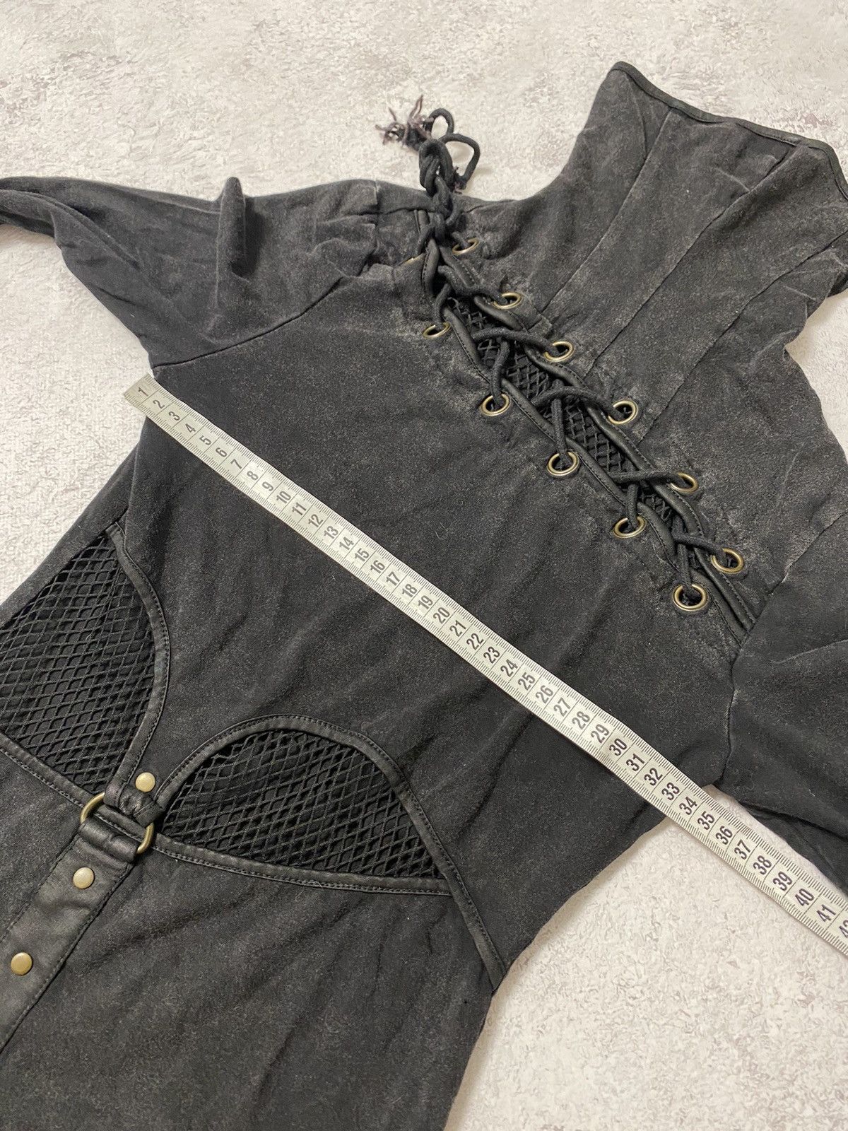 Japanese Brand Women’s Avant Garde Punk Rave Top Size XS-S Size XS / US 0-2 / IT 36-38 - 13 Thumbnail