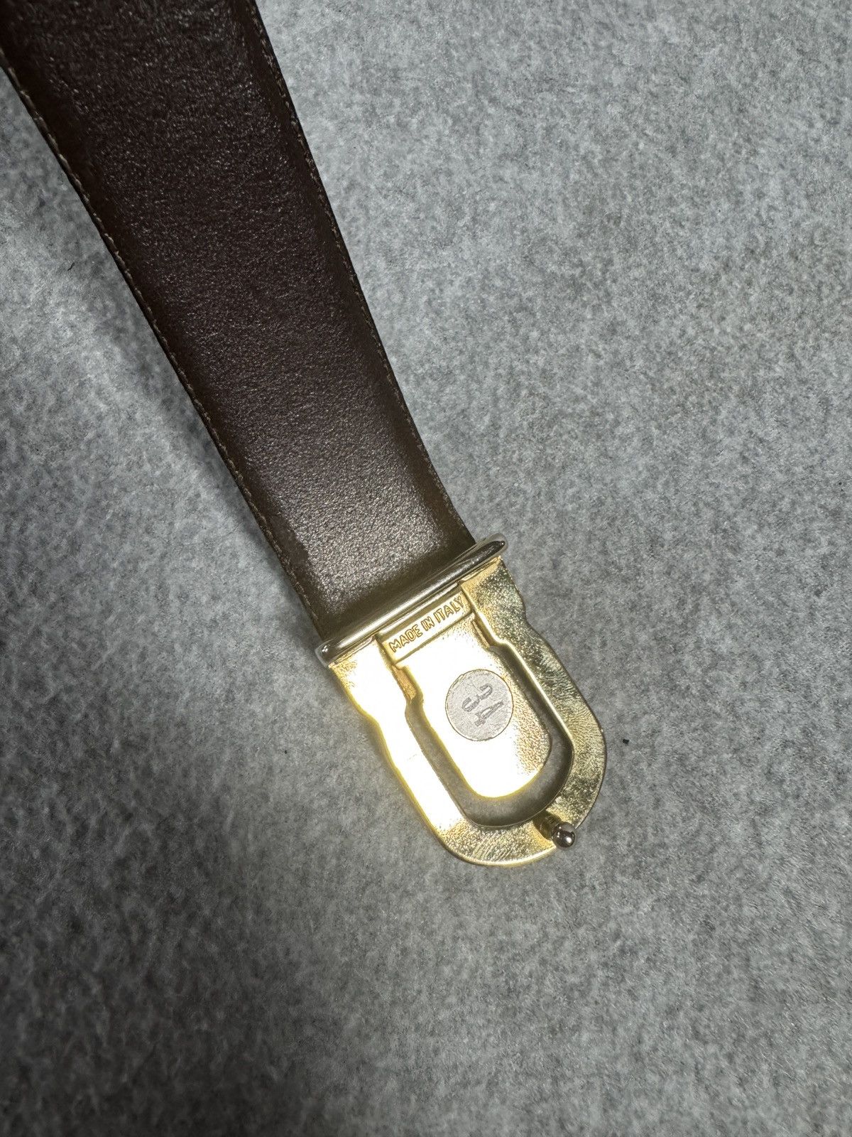 Dior Vintage Christian Dior Logo Buckle Black Leather Belt Unisex Size ONE SIZE - 7 Thumbnail