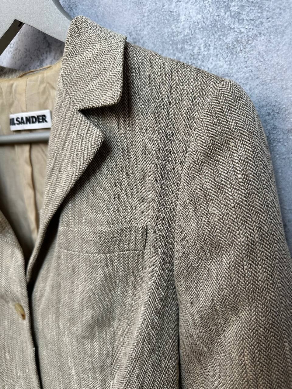 Jil Sander Jil Sander Tailored Blazer Silk Wool Blend Made in Germany Size XS / US 0-2 / IT 36-38 - 6 Thumbnail