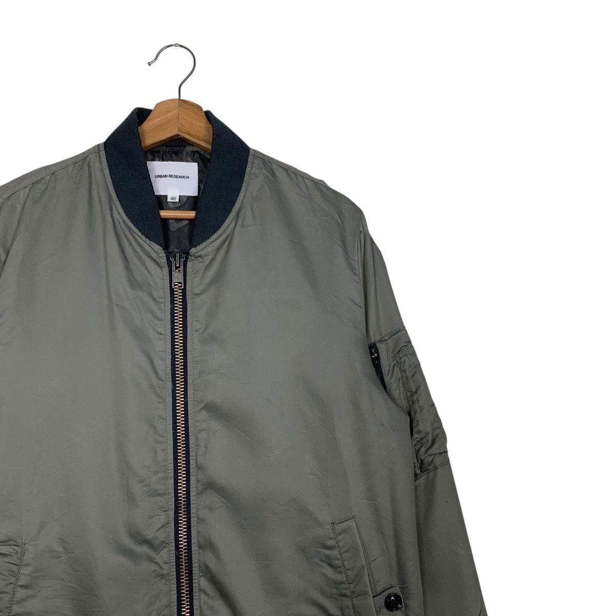 URBAN RESEARCH DOORS URBAN RESEARCH Camo Lined Bomber Jacket #2681-C120 Size US M / EU 48-50 / 2 - 5 Thumbnail