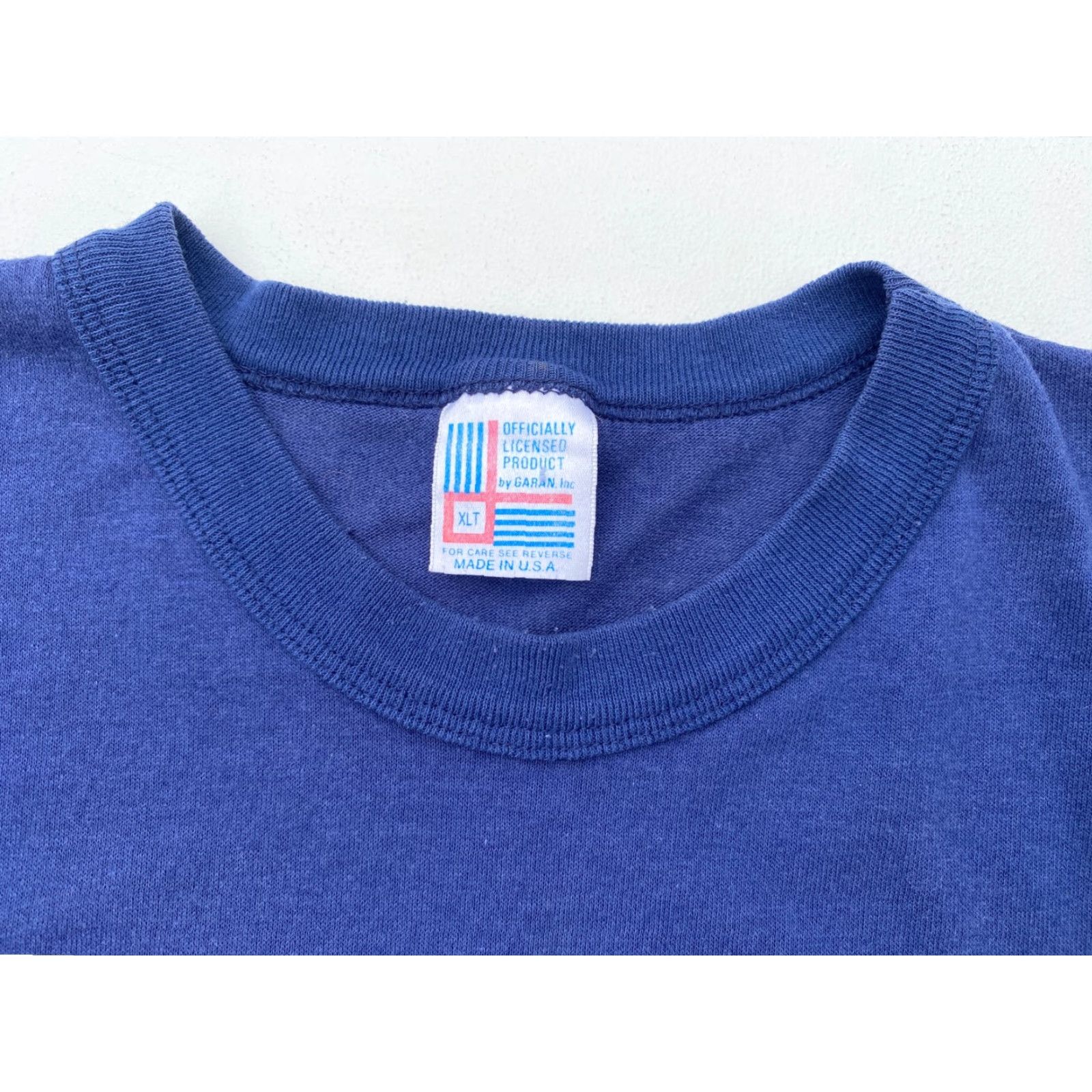 Vintage VINTAGE Chicago Bears T-Shirt Mens XLT Blue 1975 70s Graphic Print by Garan Inc. USA Size US XL / EU 56 / 4 - 4 Thumbnail