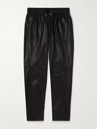 Saint Laurent Paris o1bcso1str0924 Sweatpants in Lambskik in Black Size US 36 / EU 52 - 1 Preview