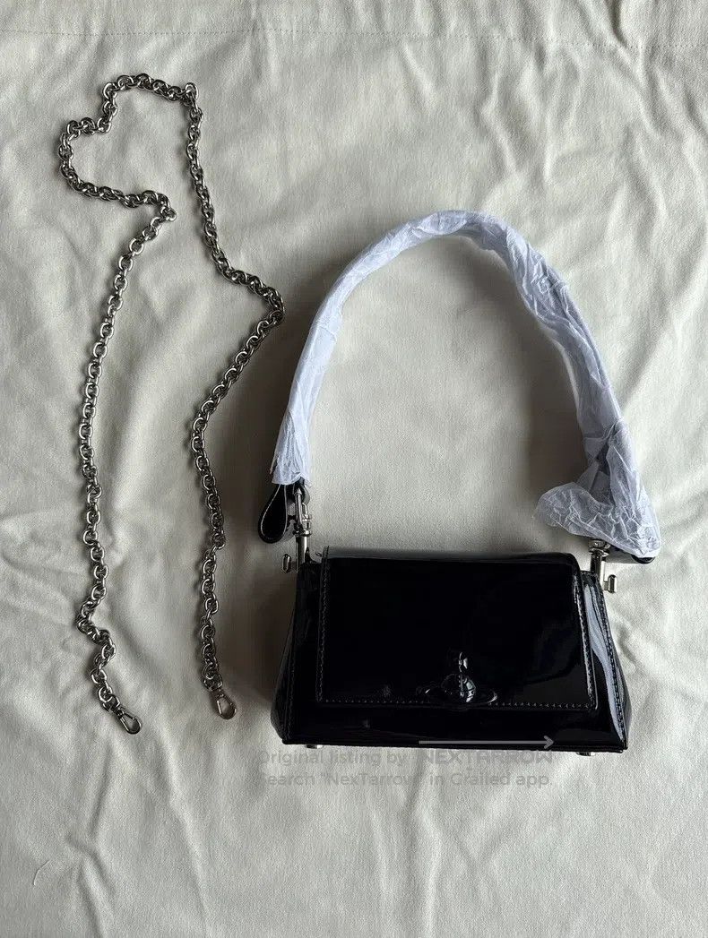 Vivienne Westwood Vivienne Westwood size os Patent Leather Small Underarm Bag Size ONE SIZE - 1 Thumbnail