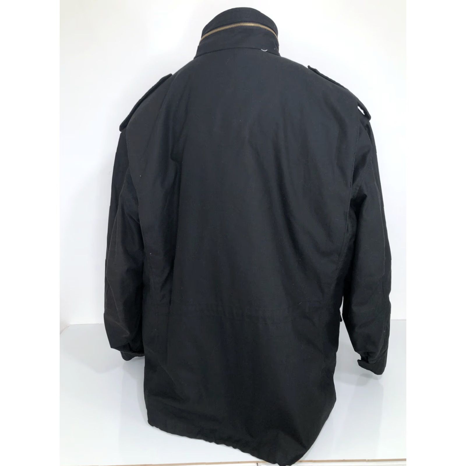 Vintage TRU-SPEC COLD WEATHER Military Field Combat Hooded Jacket Mens XL Black Size US XL / EU 56 / 4 - 4 Thumbnail