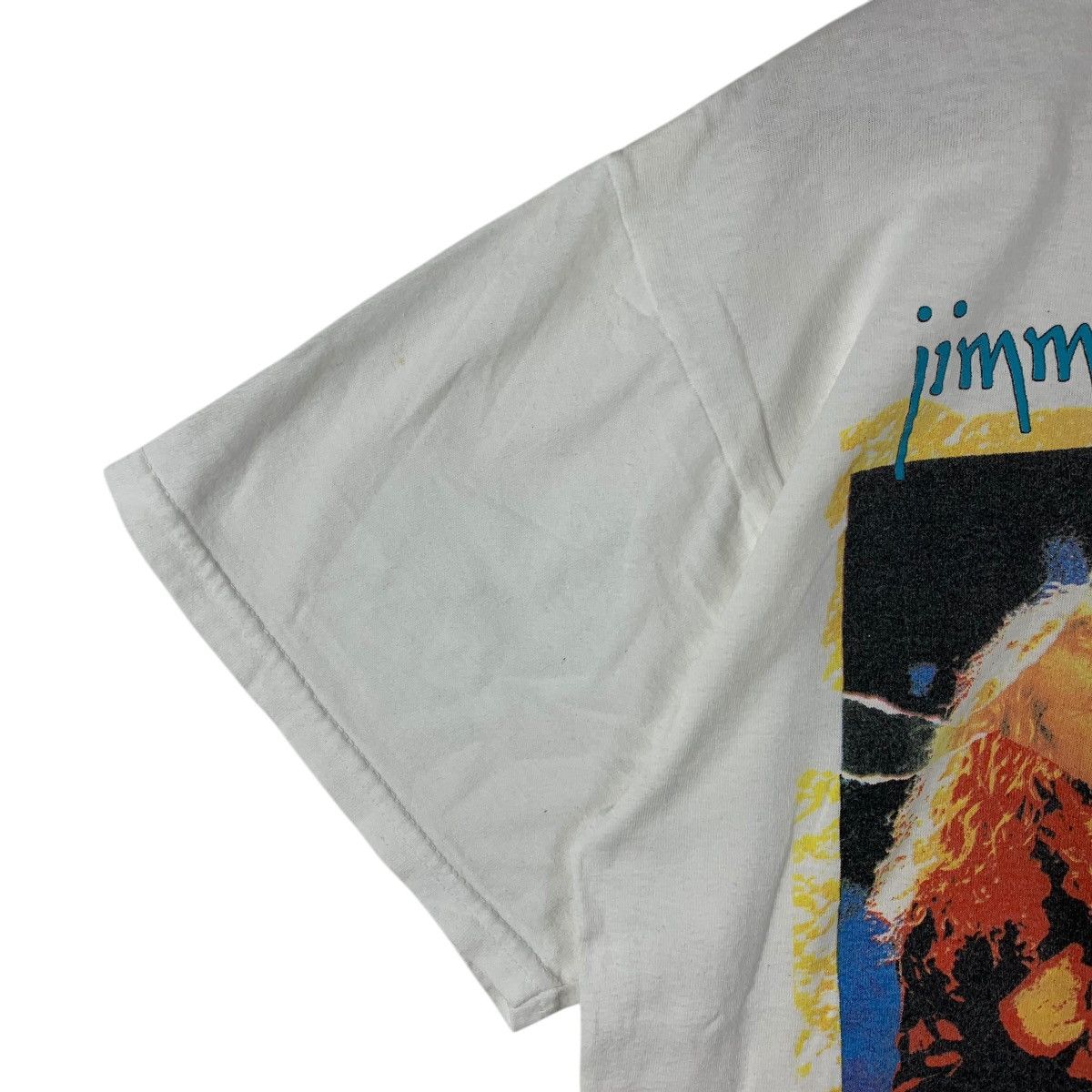 Band Tees Vintage 90s JIMMY PAGE Robert Plant "ZoSo World Tour" Tee Size US L / EU 52-54 / 3 - 6 Thumbnail