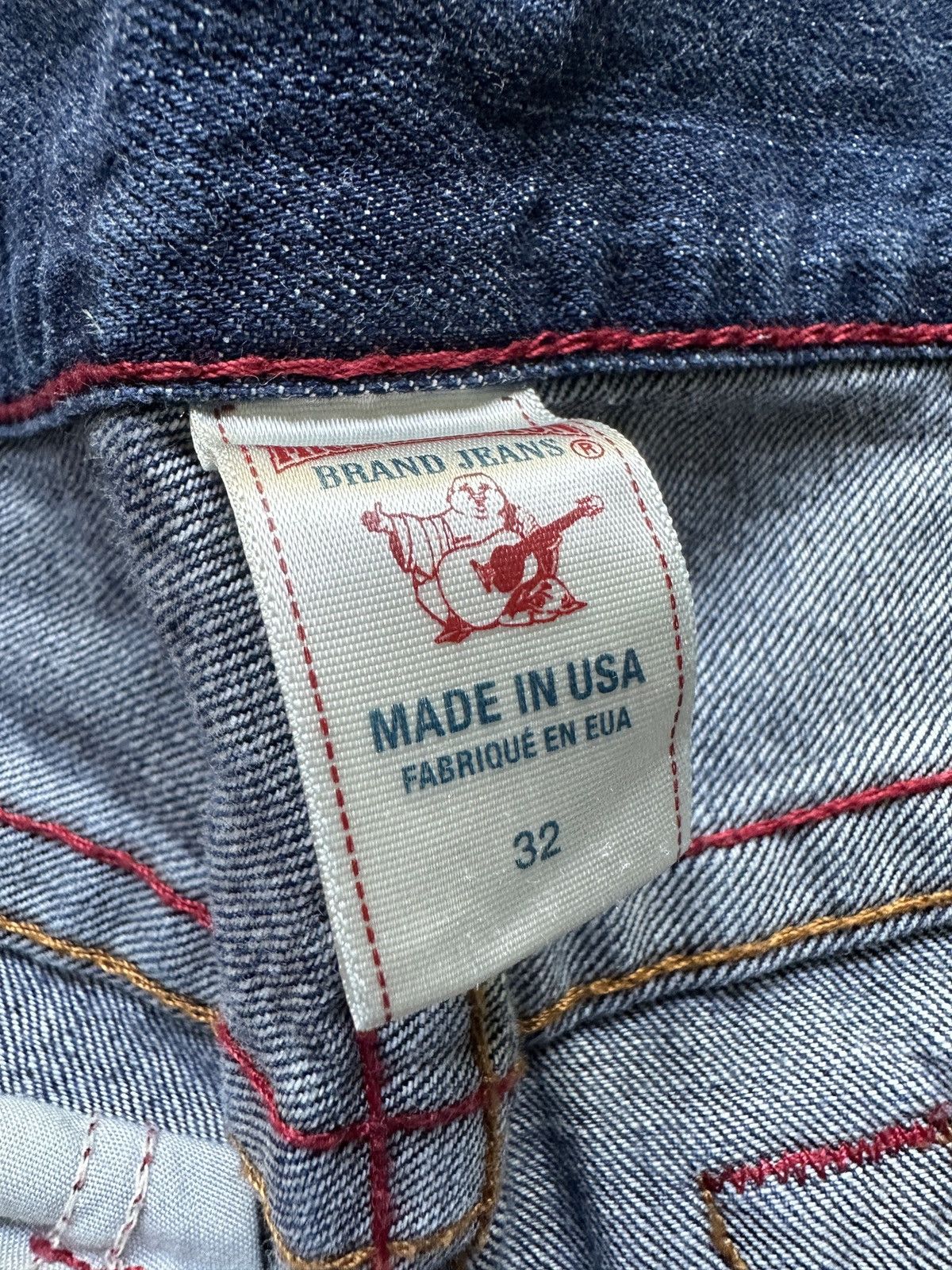True Religion × Vintage Vintage Y2K True Religion Straight Leg Denim Jeans Size US 32 / EU 48 - 9 Thumbnail